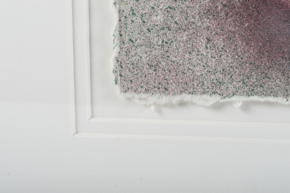 Large Scale C. Ruane Mixed Media on Handmade Paper