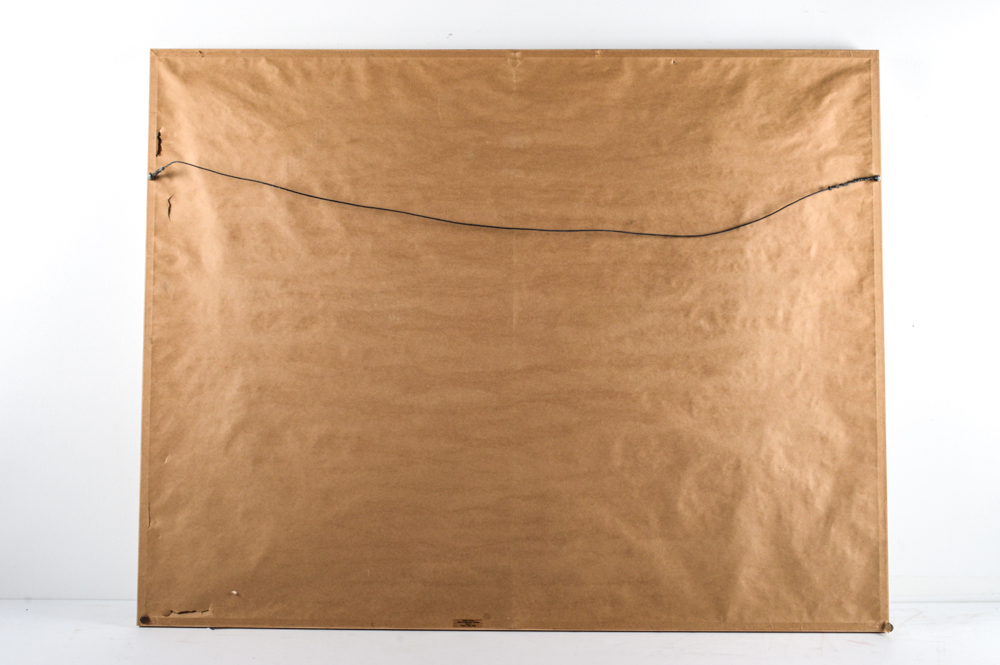 Large Scale C. Ruane Mixed Media on Handmade Paper