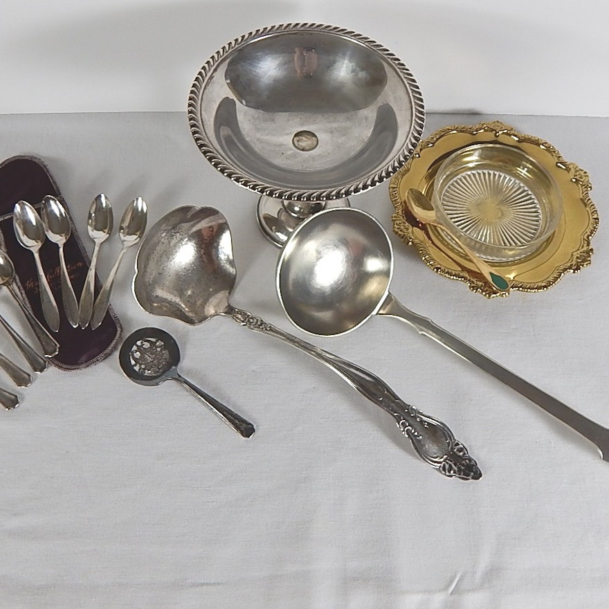 Silver Plate and Stainless Decorative Lot
