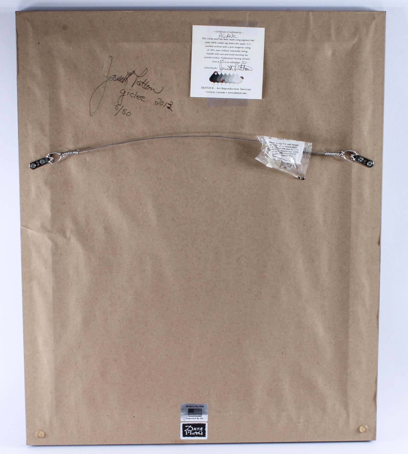 Two Janeth Patton Giclée Prints