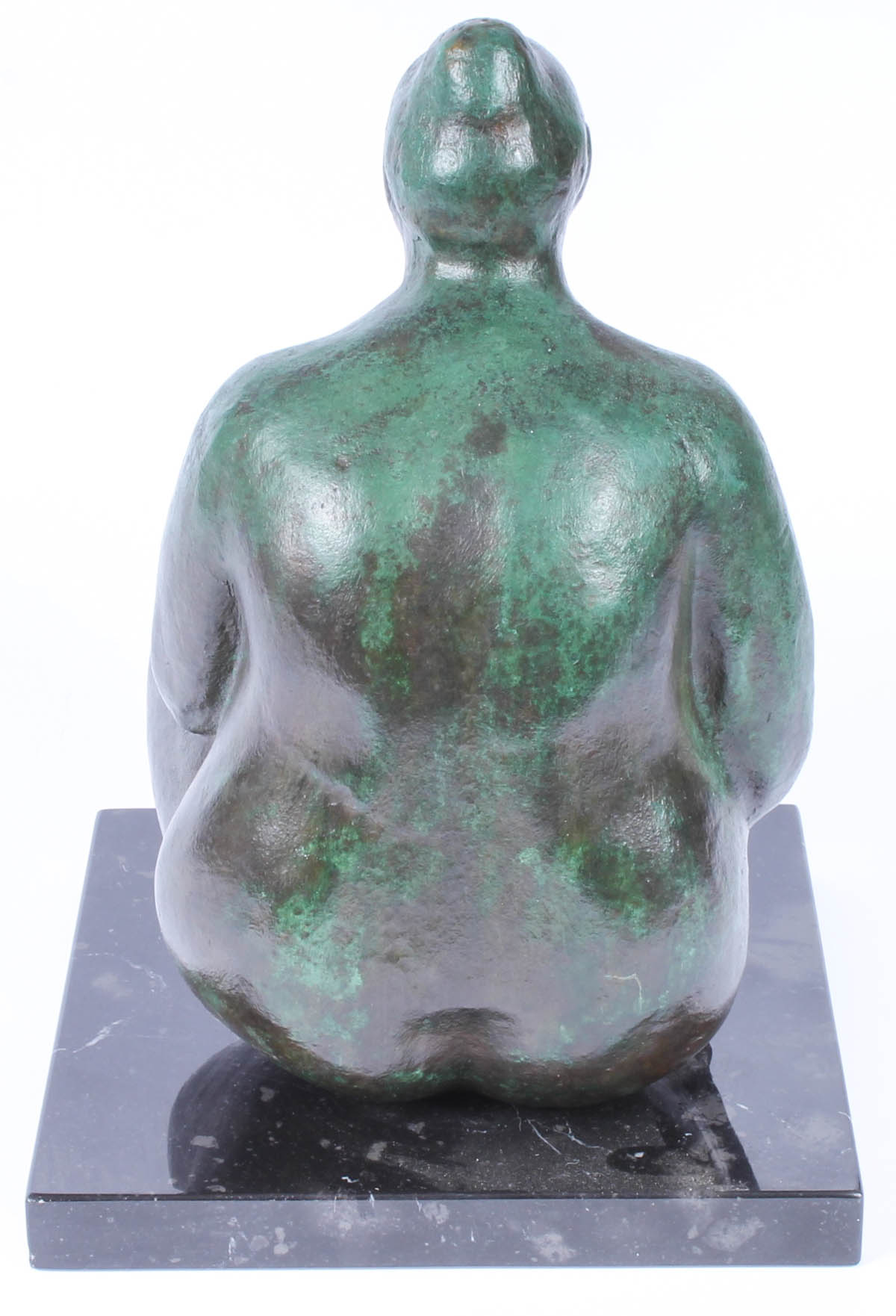 Jorge Luis Cuevas Signed Bronze Sculpture Depicting Female Nude