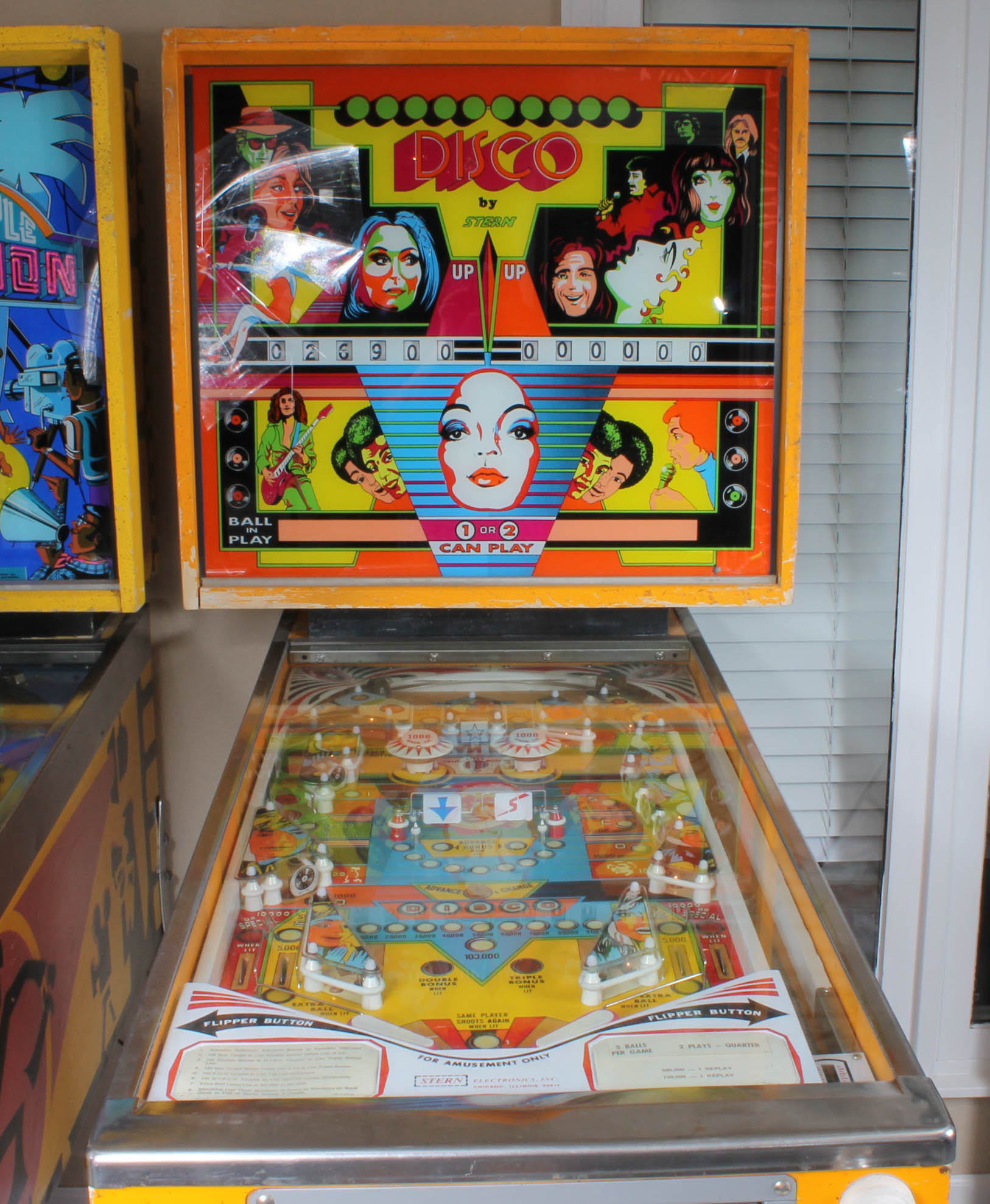 1977 Stern "Disco" Pinball Machine