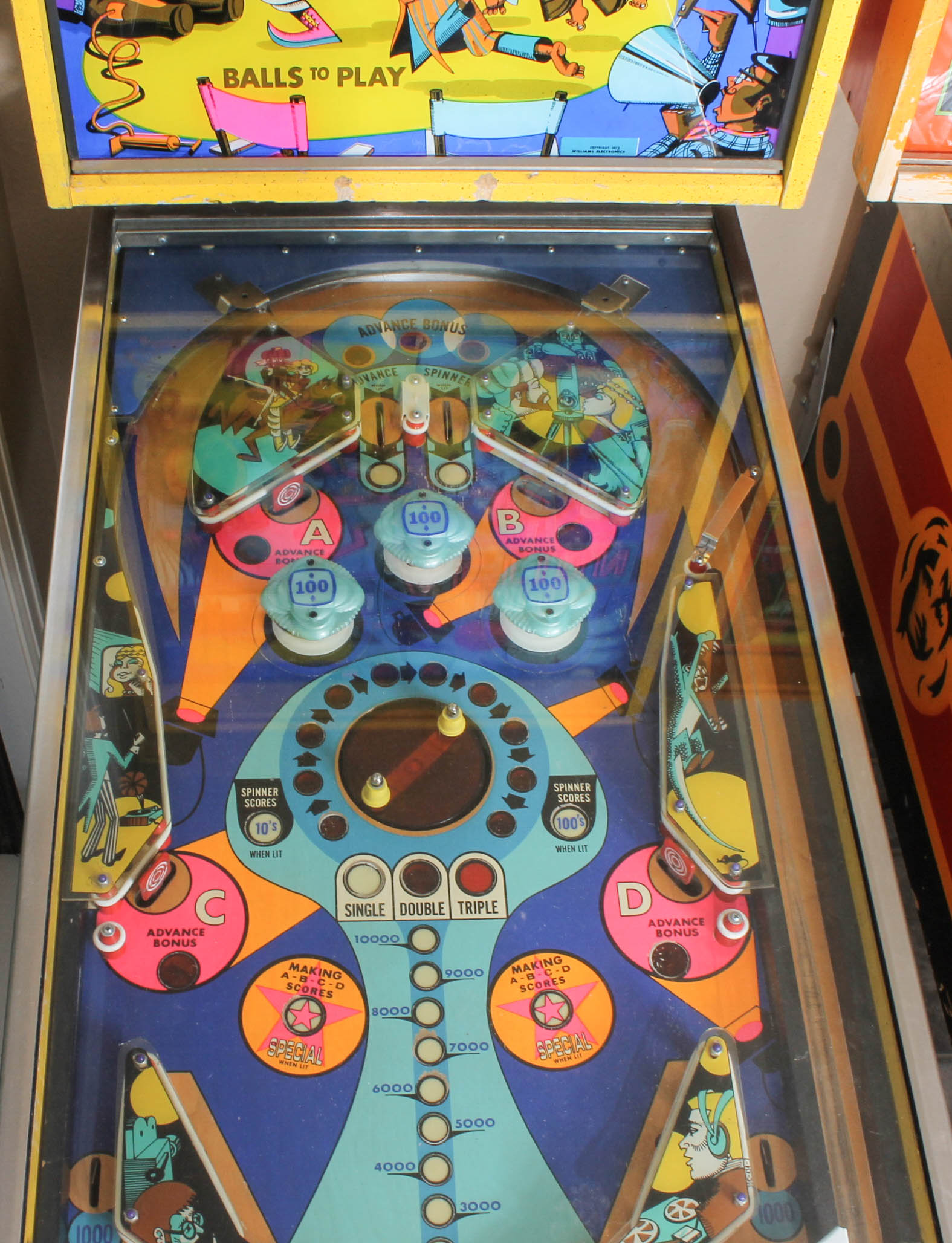 1974 Williams "Triple Action" Pinball Machine