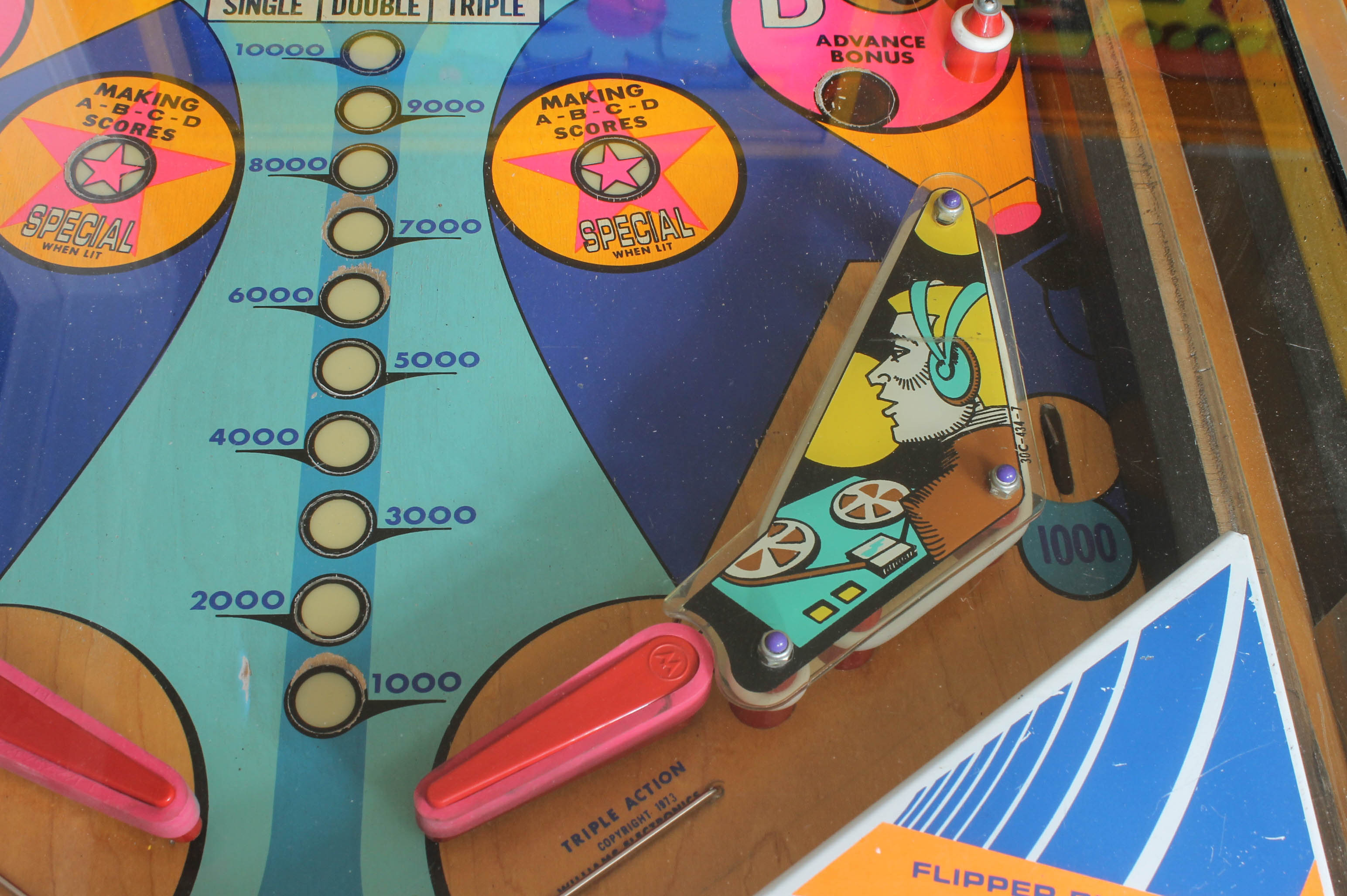 1974 Williams "Triple Action" Pinball Machine