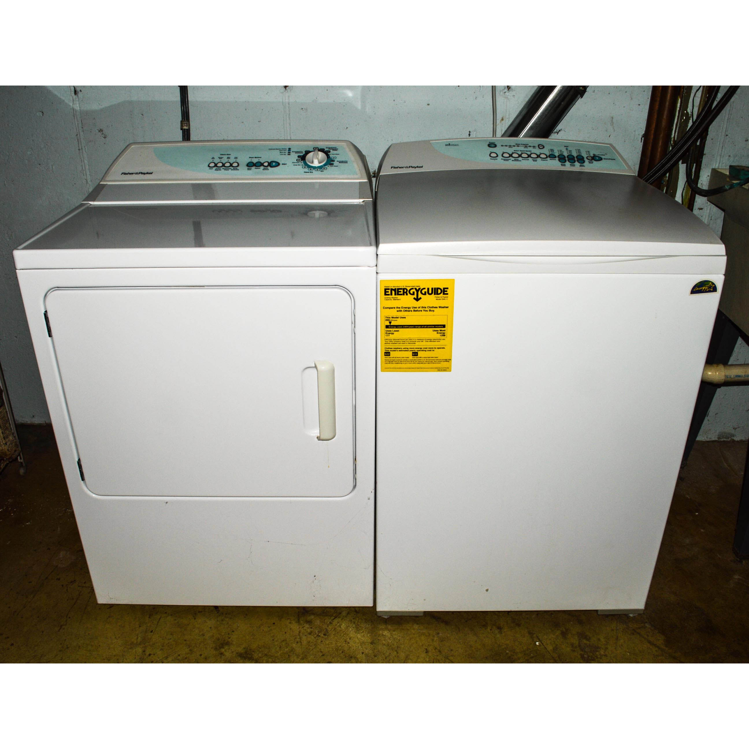 Fisher & Paykel Washing Machine and Dryer