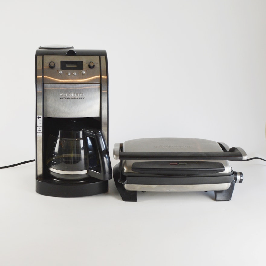 Cuisinart Coffee Maker and Cuisinart Griddle Express