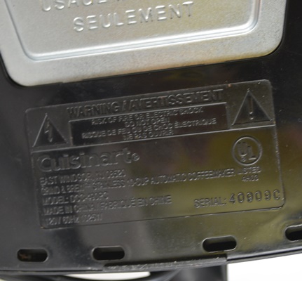 Cuisinart Coffee Maker and Cuisinart Griddle Express