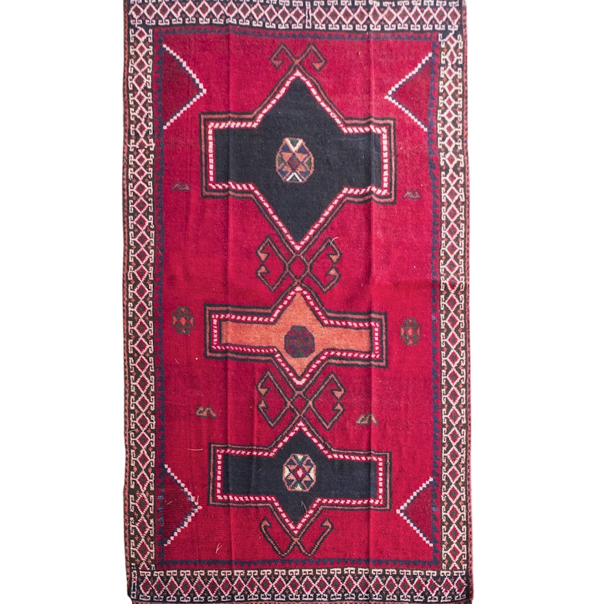 Hand-Knotted Eastern Anatolian Kaikalak Area Rug