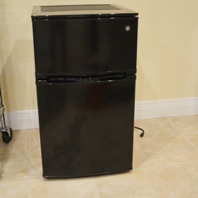 GE Compact Two Door Refrigerator
