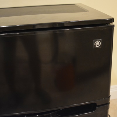 GE Compact Two Door Refrigerator