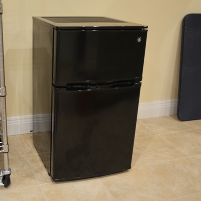 GE Compact Two Door Refrigerator