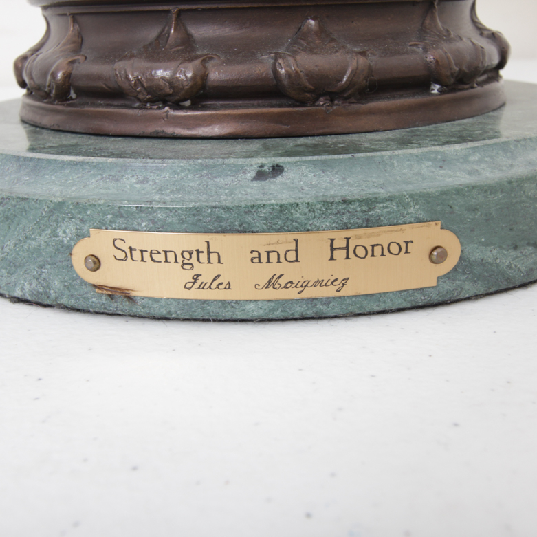 Bronze Eagle Sculpture after Jules Moigniez