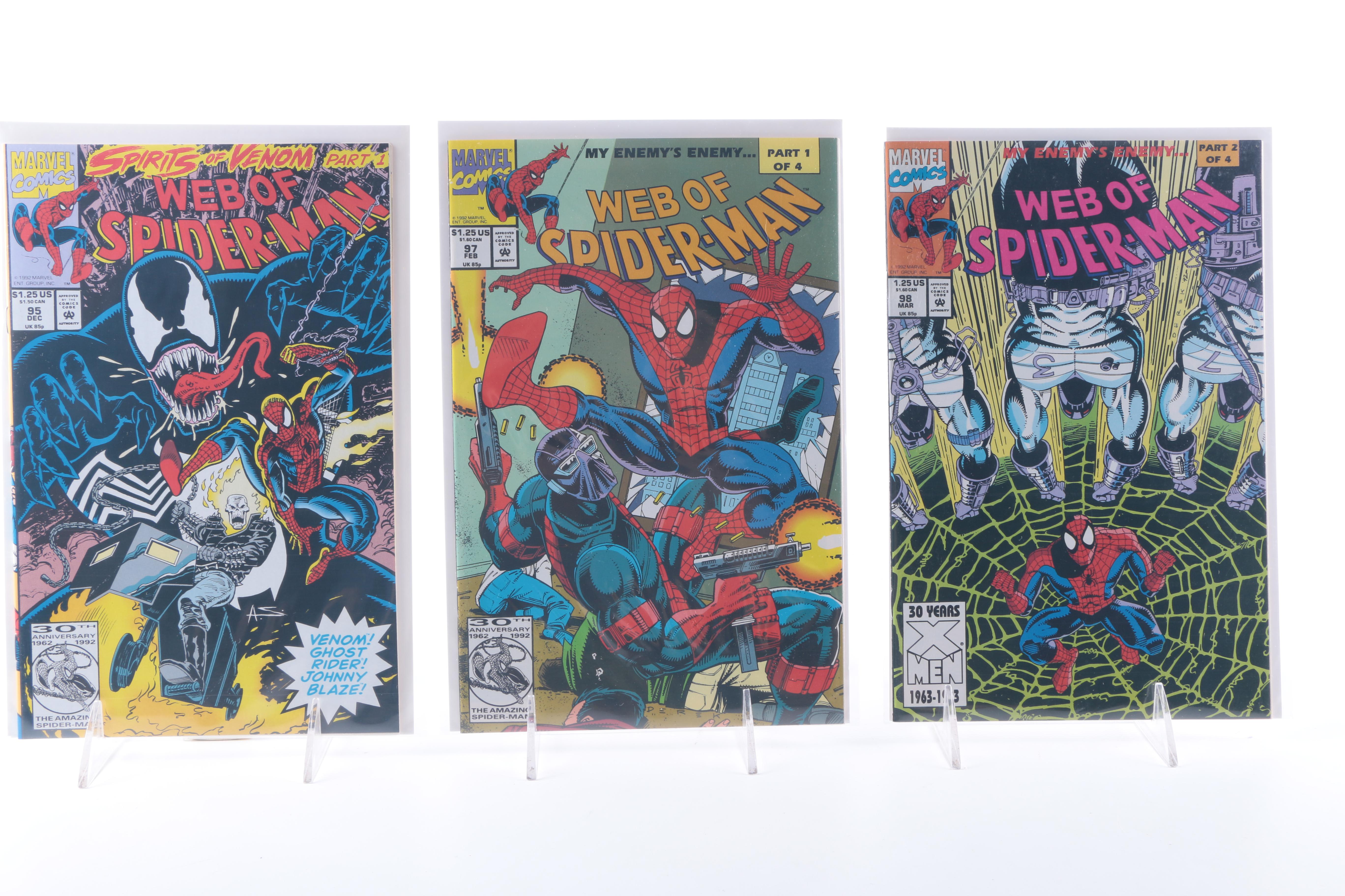 Modern Age "Web of Spider-Man" Comics Including Issue #1