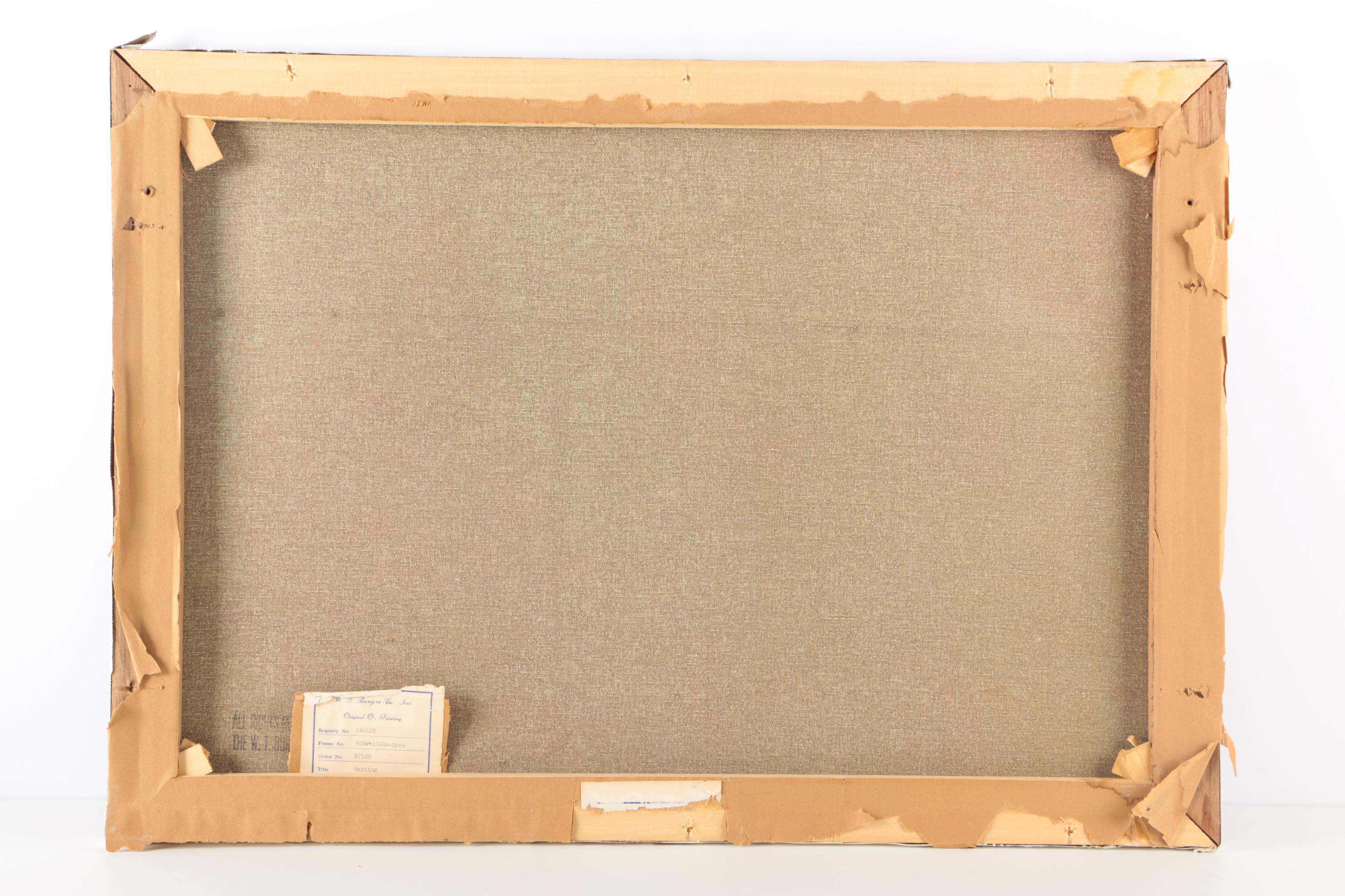 Peretto Original Oil Painting "Resting"