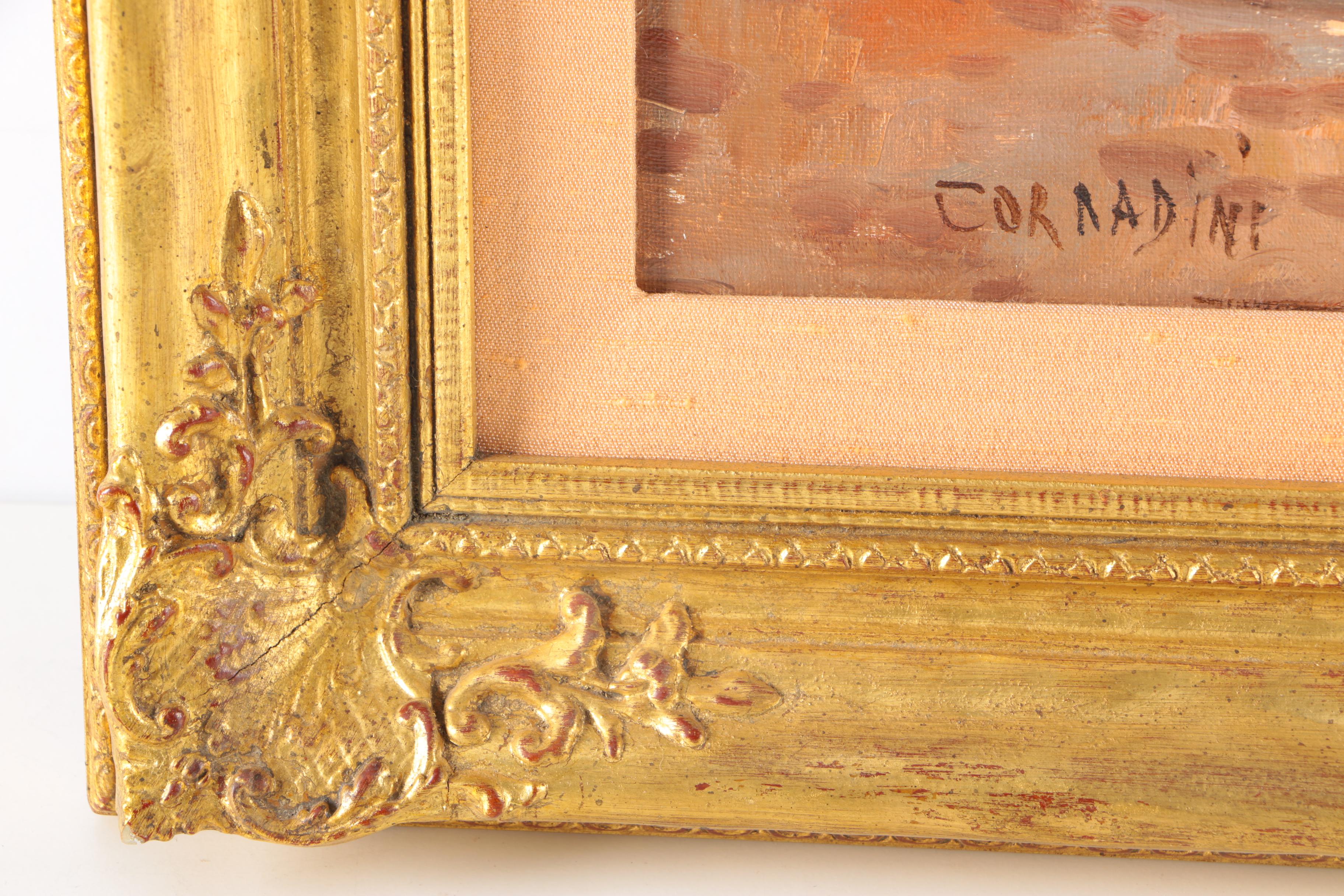 Guido Corradini Original Oil Painting "Harbor"