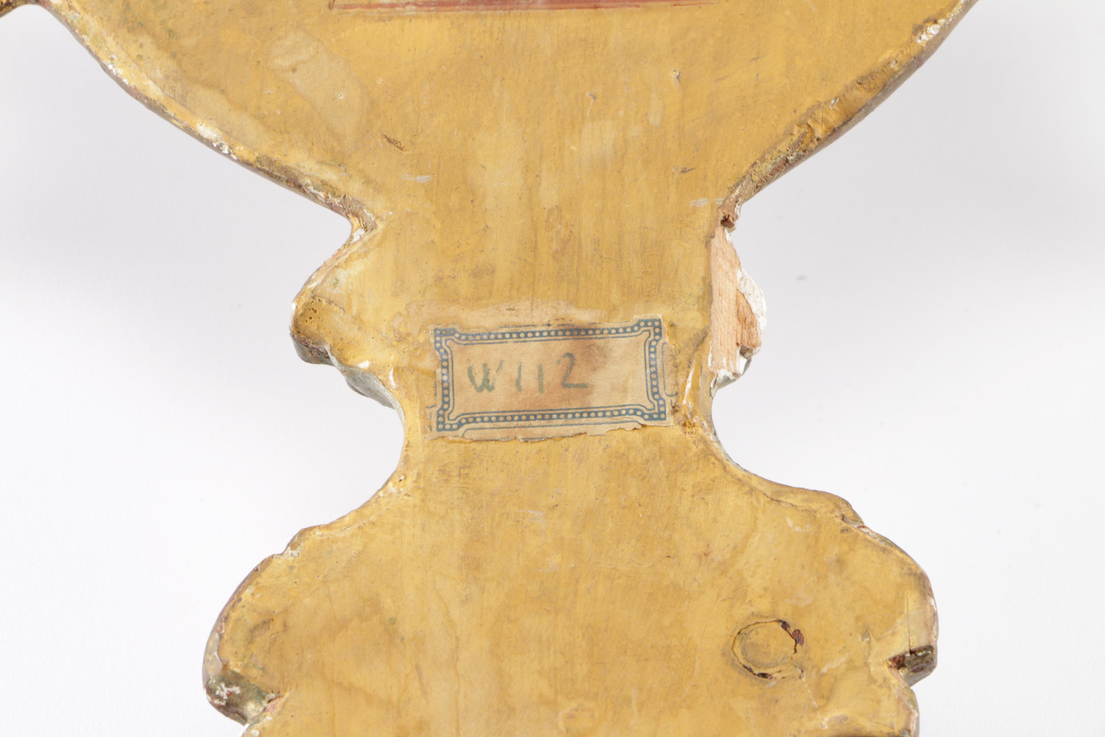 Vintage Palladio Hand-Carved Wood and Cast Iron Floral Wall Decor