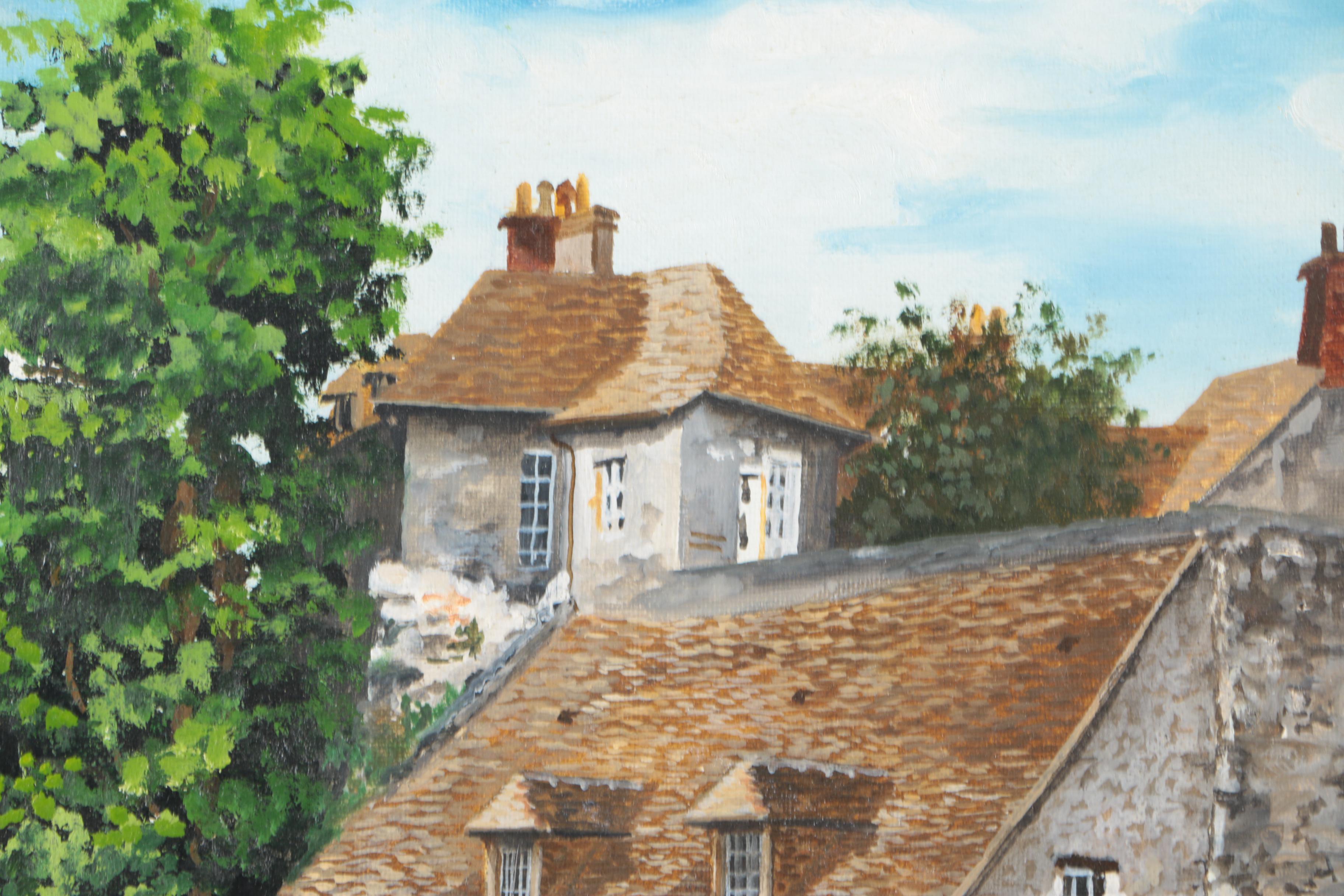 Duchemin Sylvie Oil Painting Painting on Canvas "Honfleur"