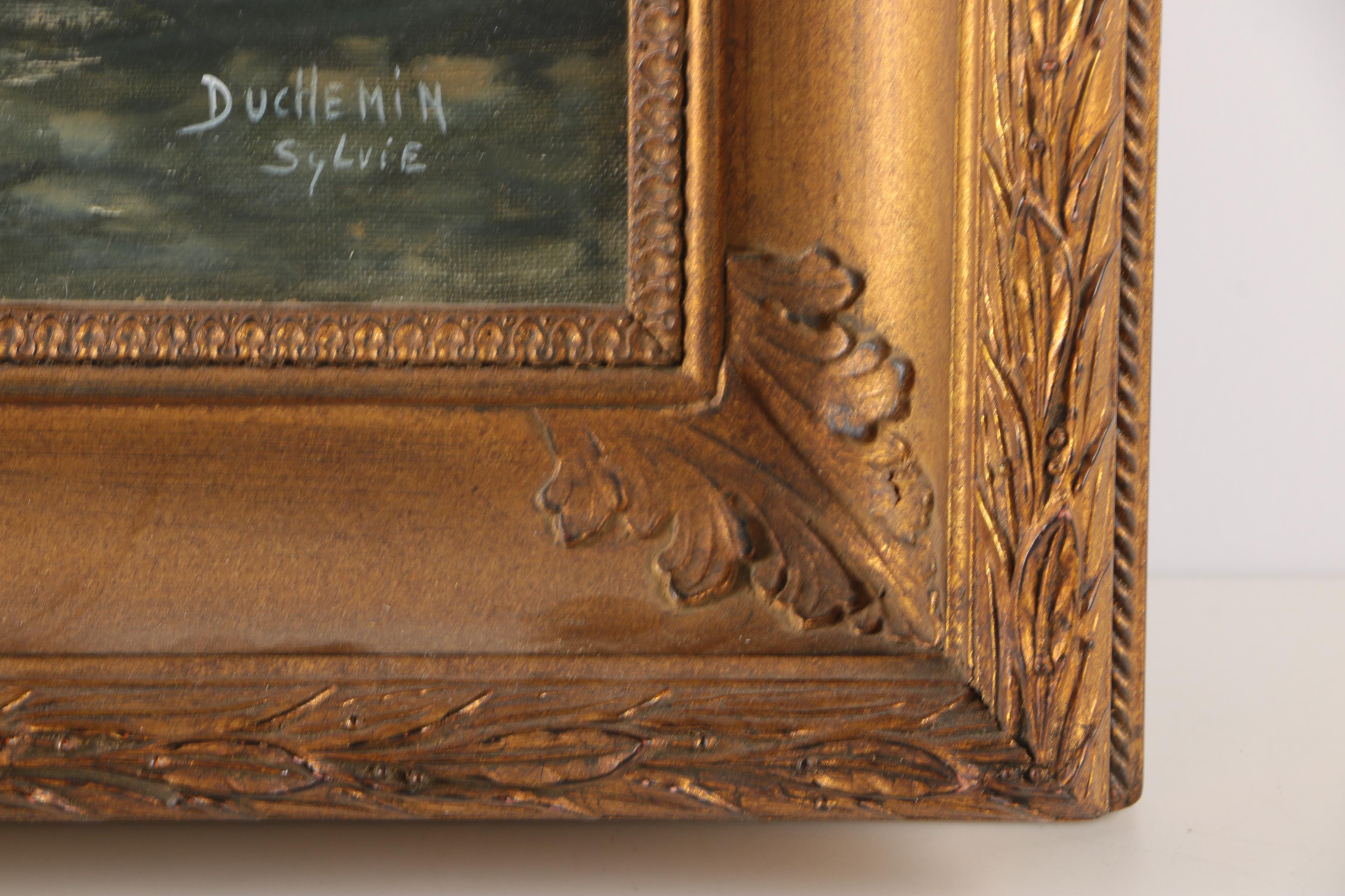 Duchemin Sylvie Oil Painting Painting on Canvas "Honfleur"