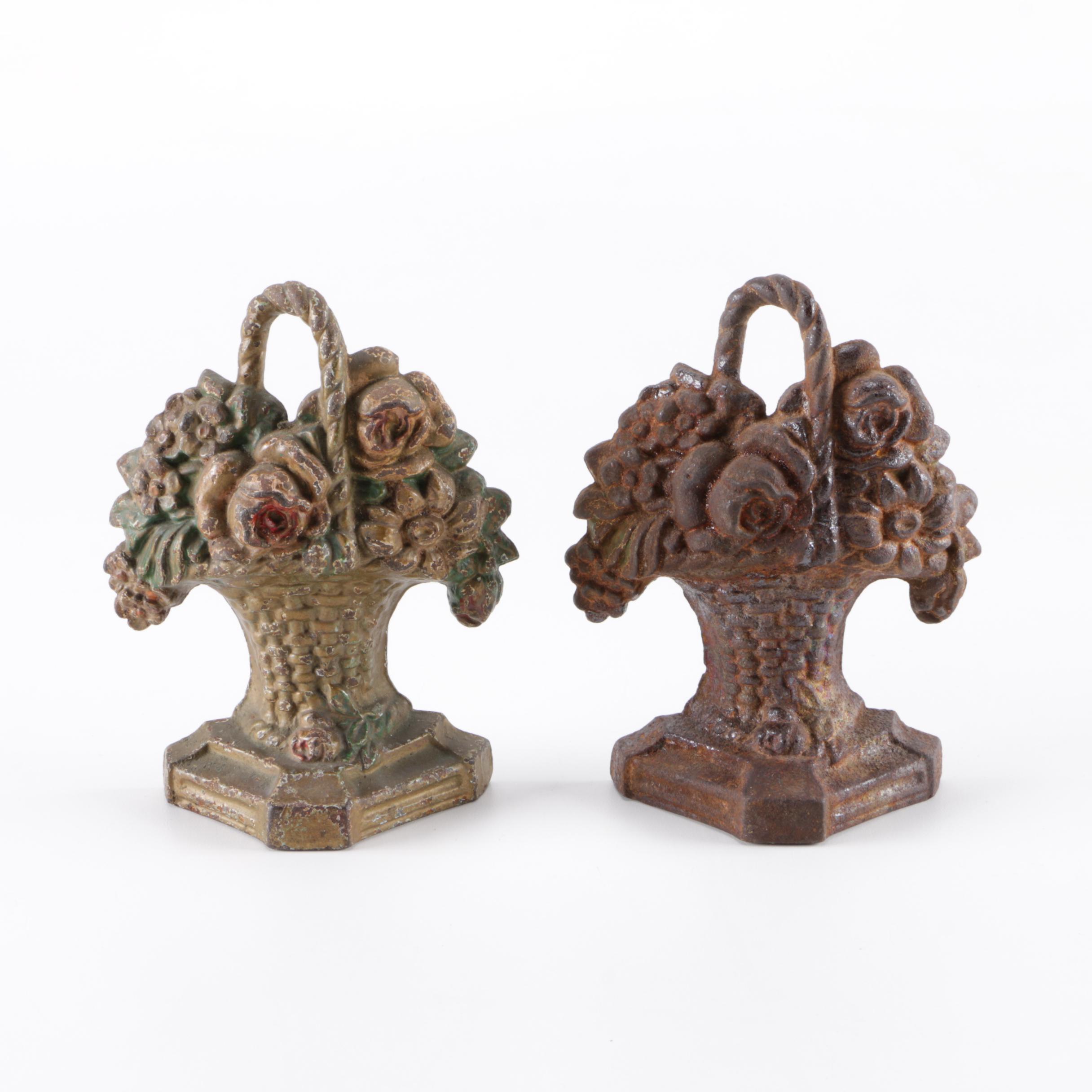 Cast Iron Floral Themed Decor