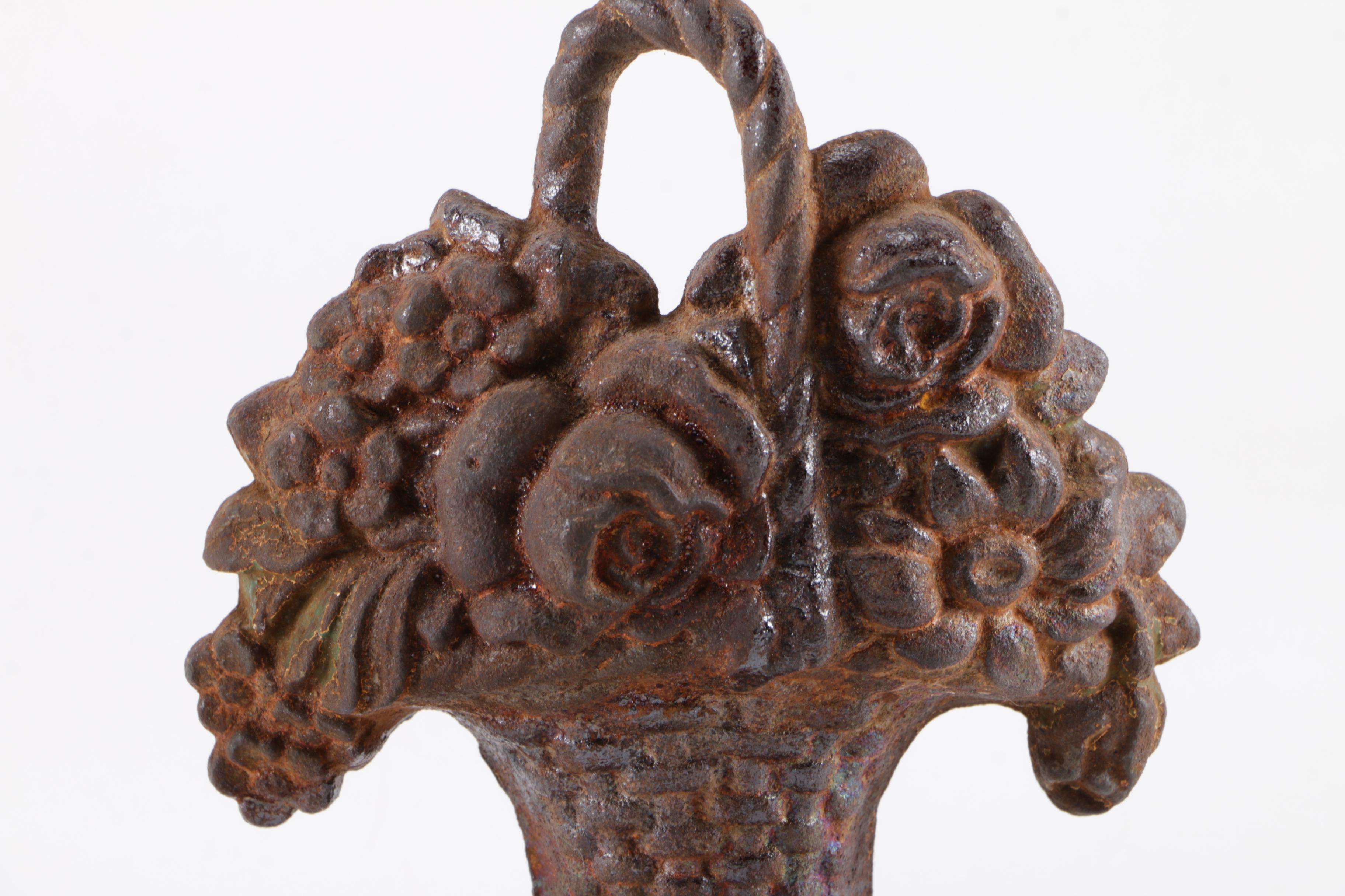 Cast Iron Floral Themed Decor