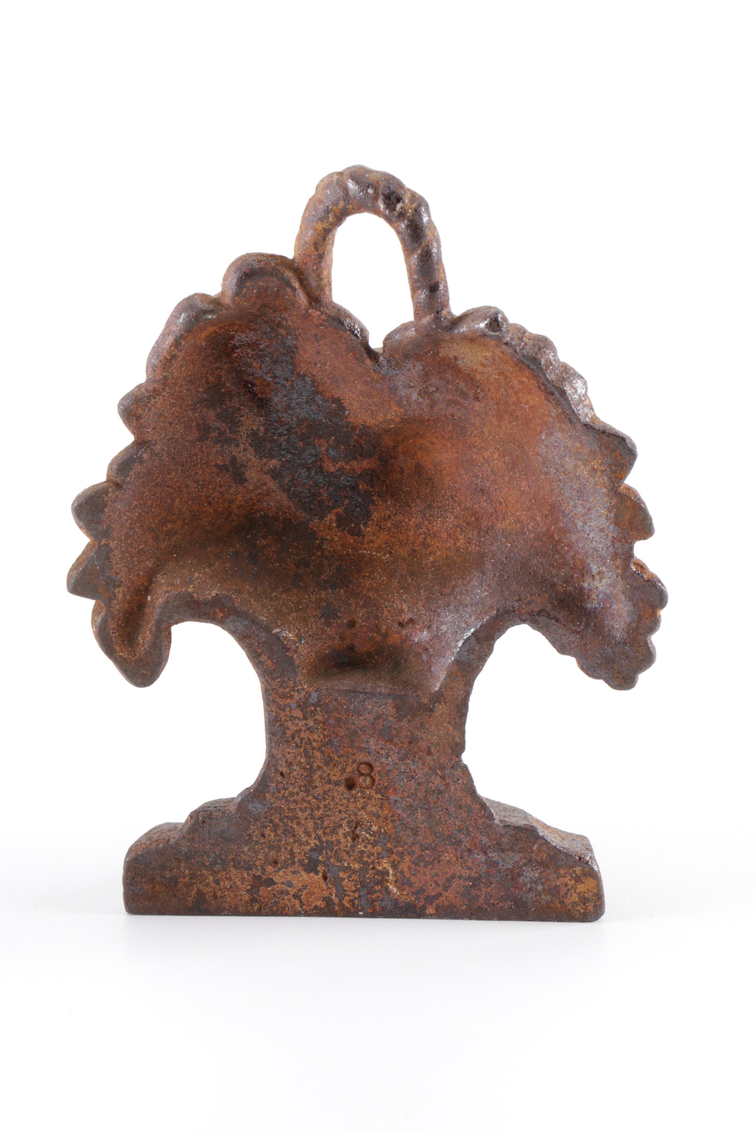 Cast Iron Floral Themed Decor