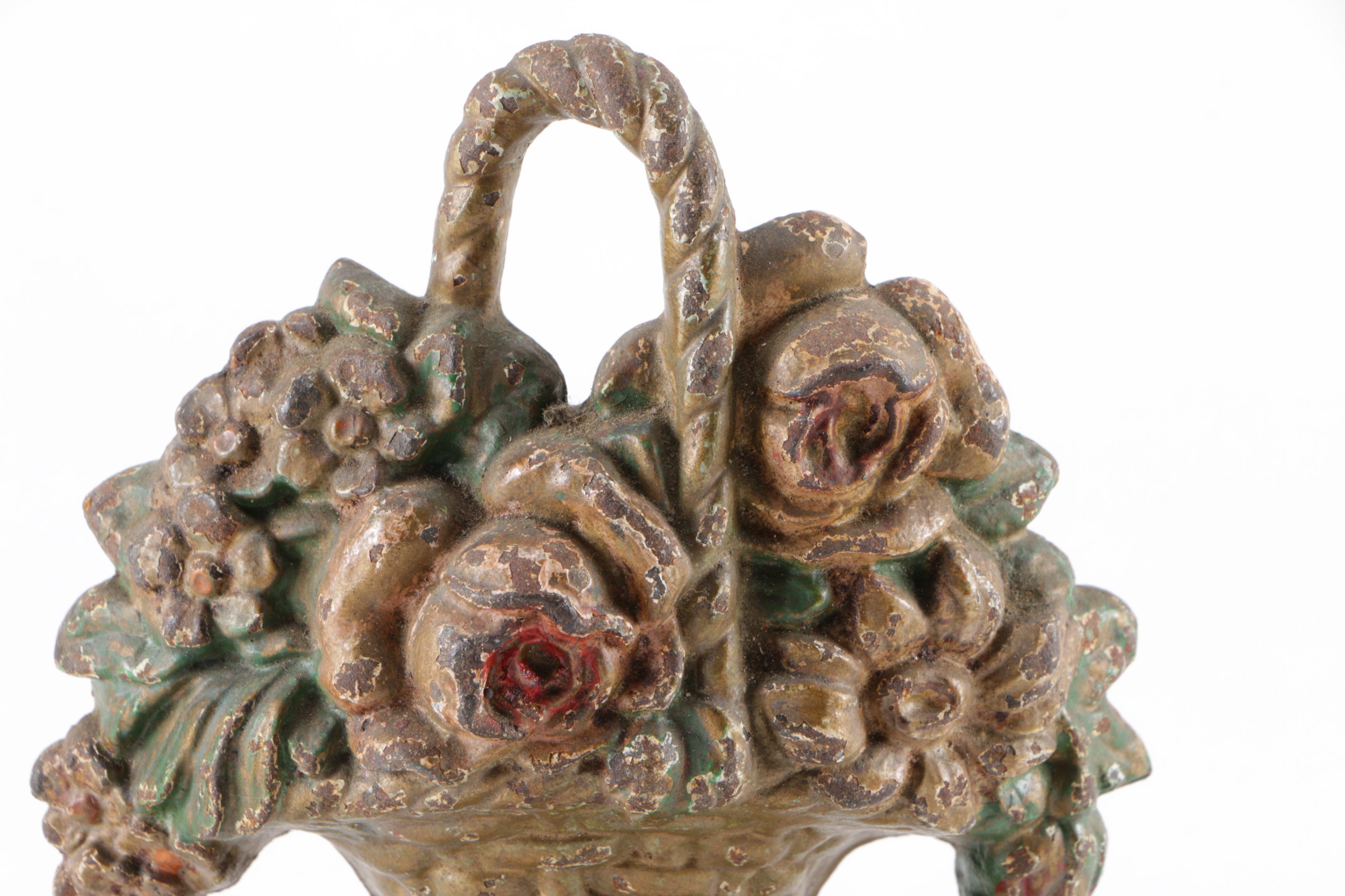 Cast Iron Floral Themed Decor