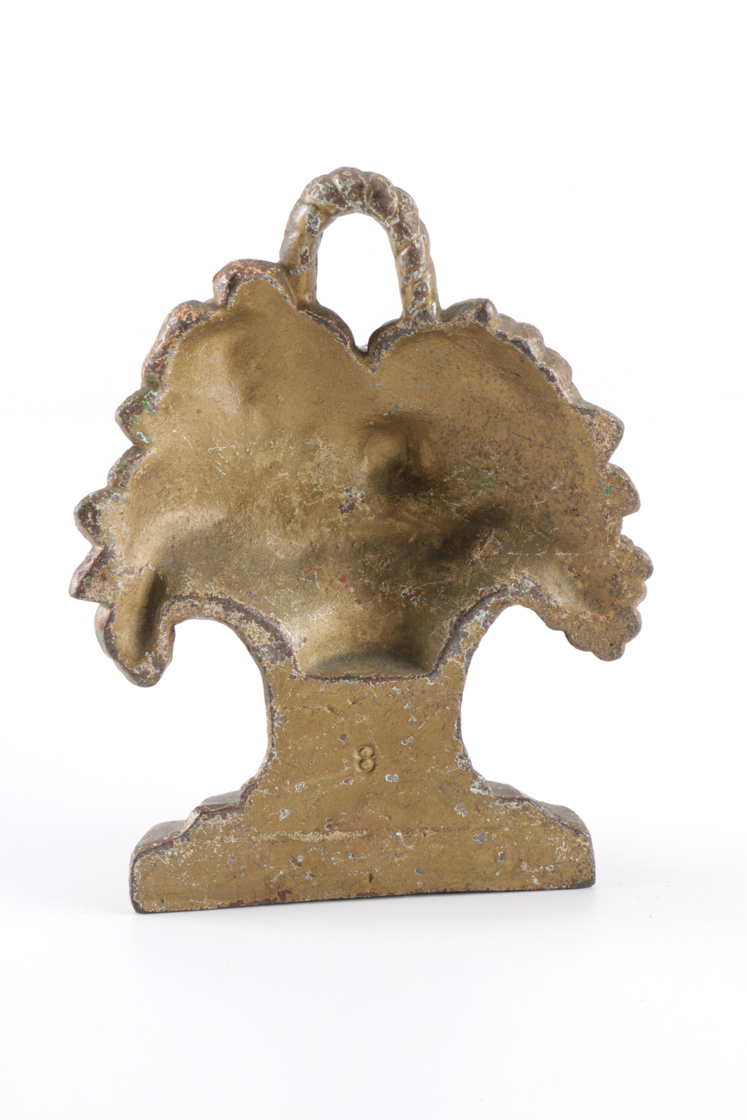 Cast Iron Floral Themed Decor