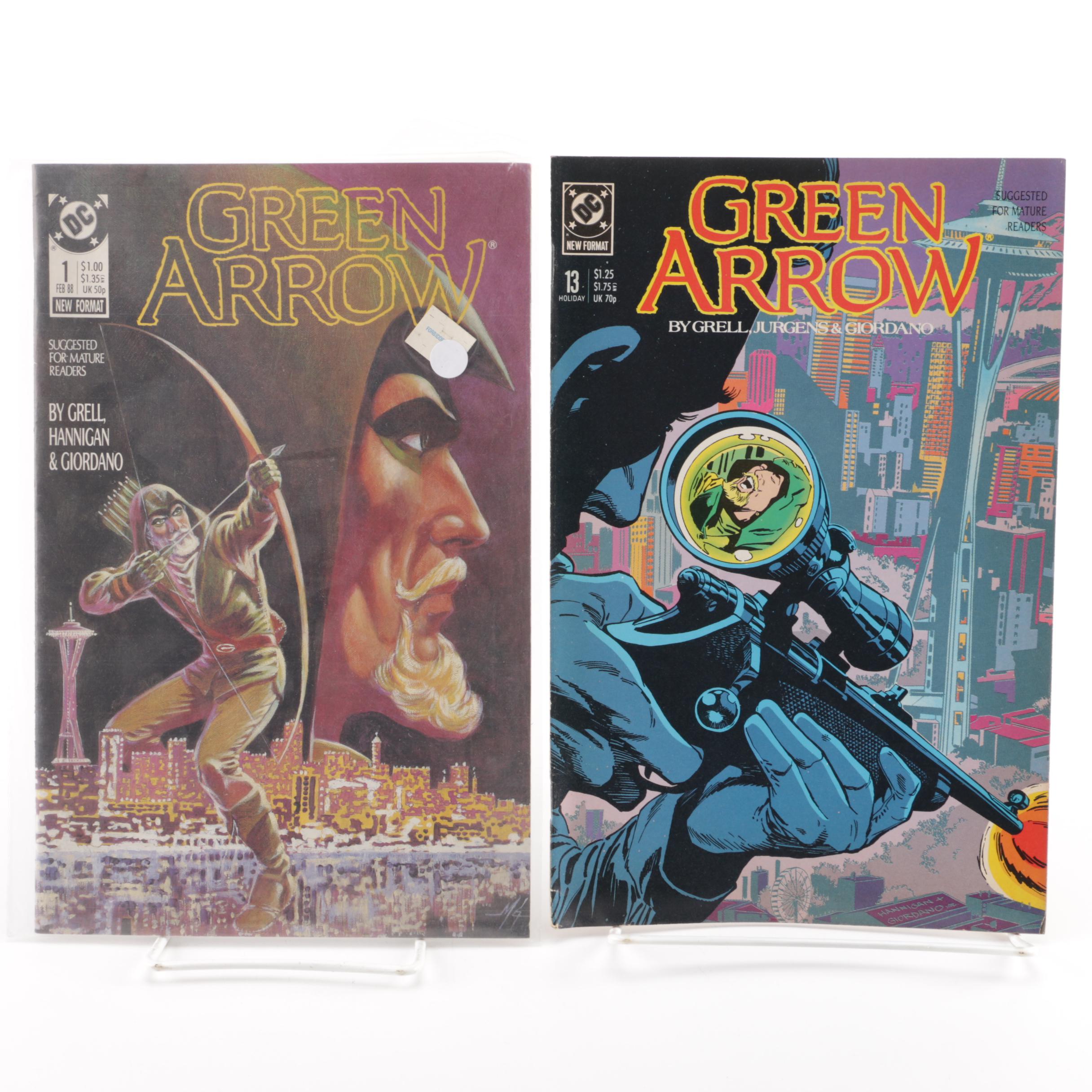 "Green Arrow" Issues 1-15 and "Black Orchid" Preview Issue