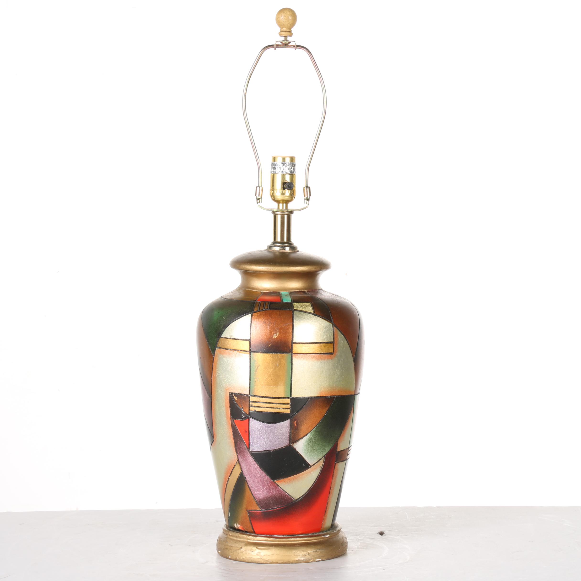 Kalifano Art Vase Lamp