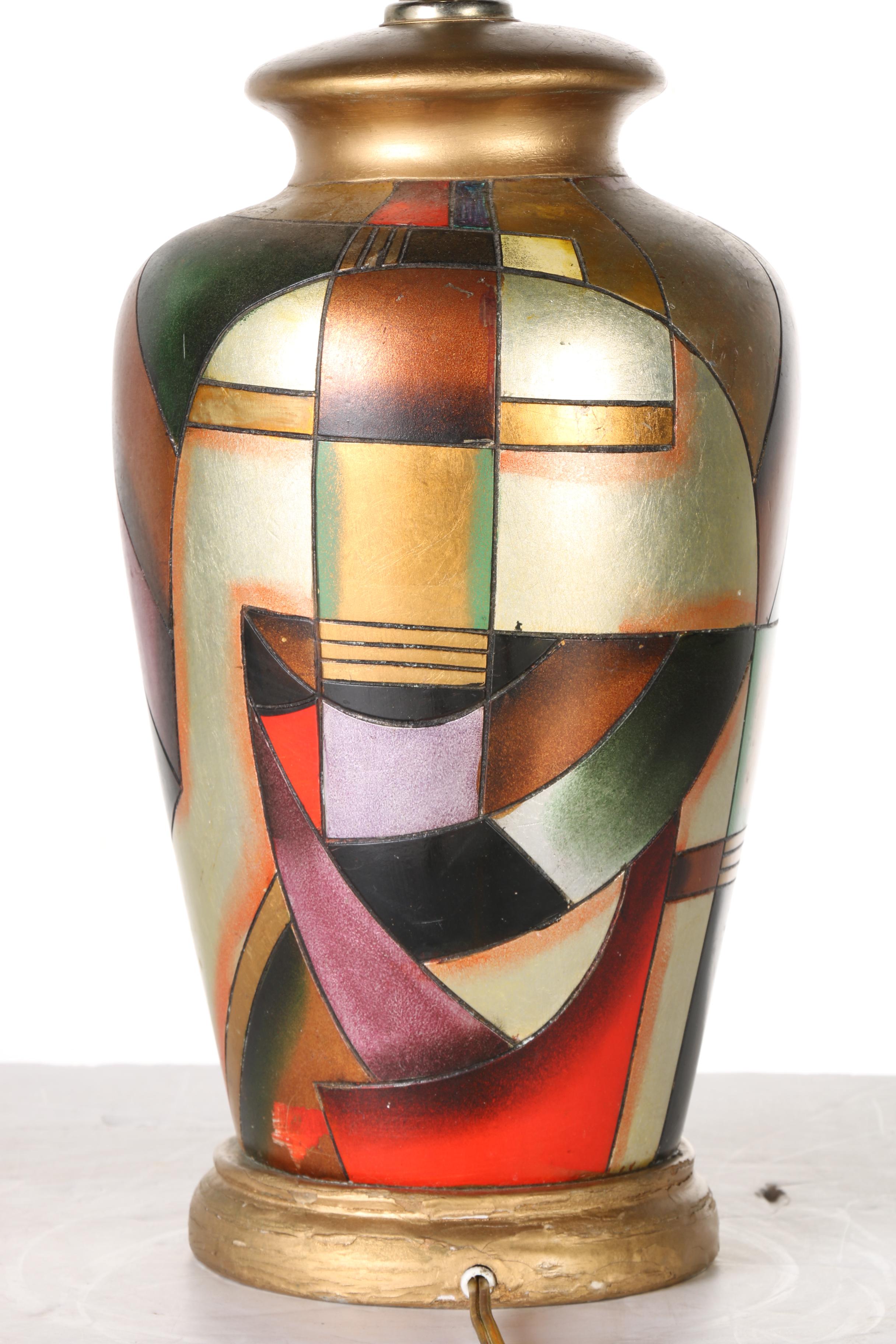 Kalifano Art Vase Lamp