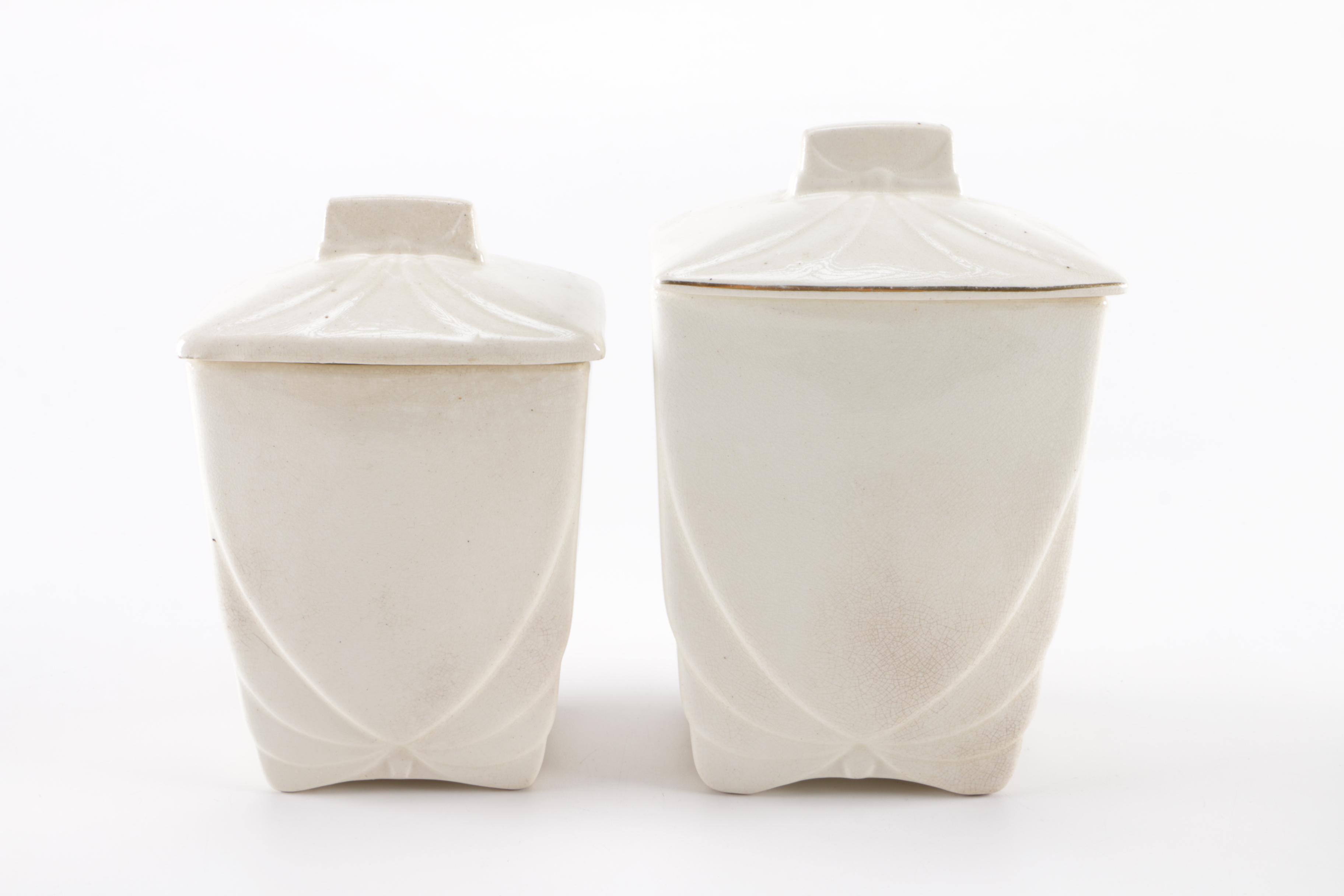 Vintage Labrut & Co Ceramic Kitchen Canister Set