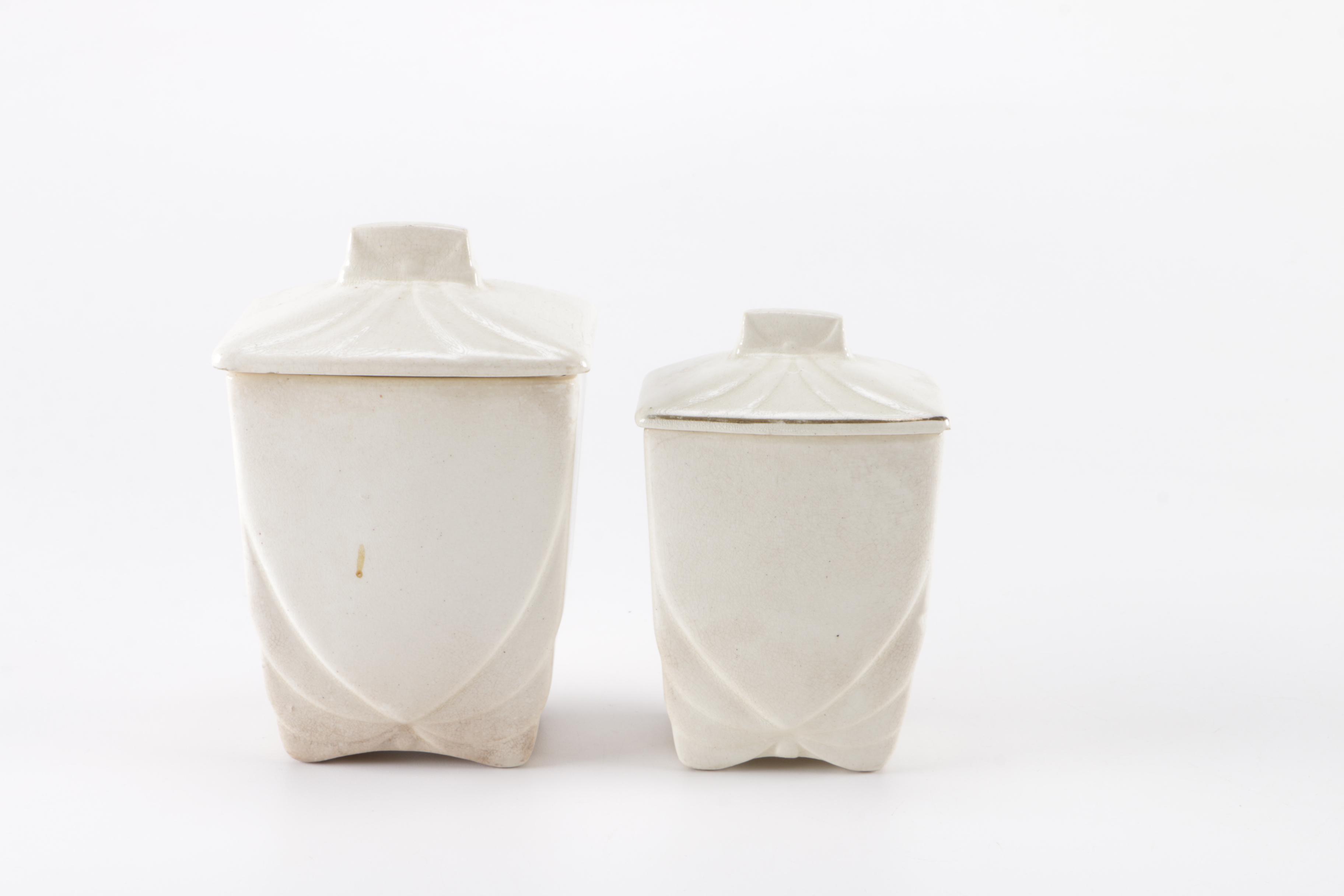 Vintage Labrut & Co Ceramic Kitchen Canister Set