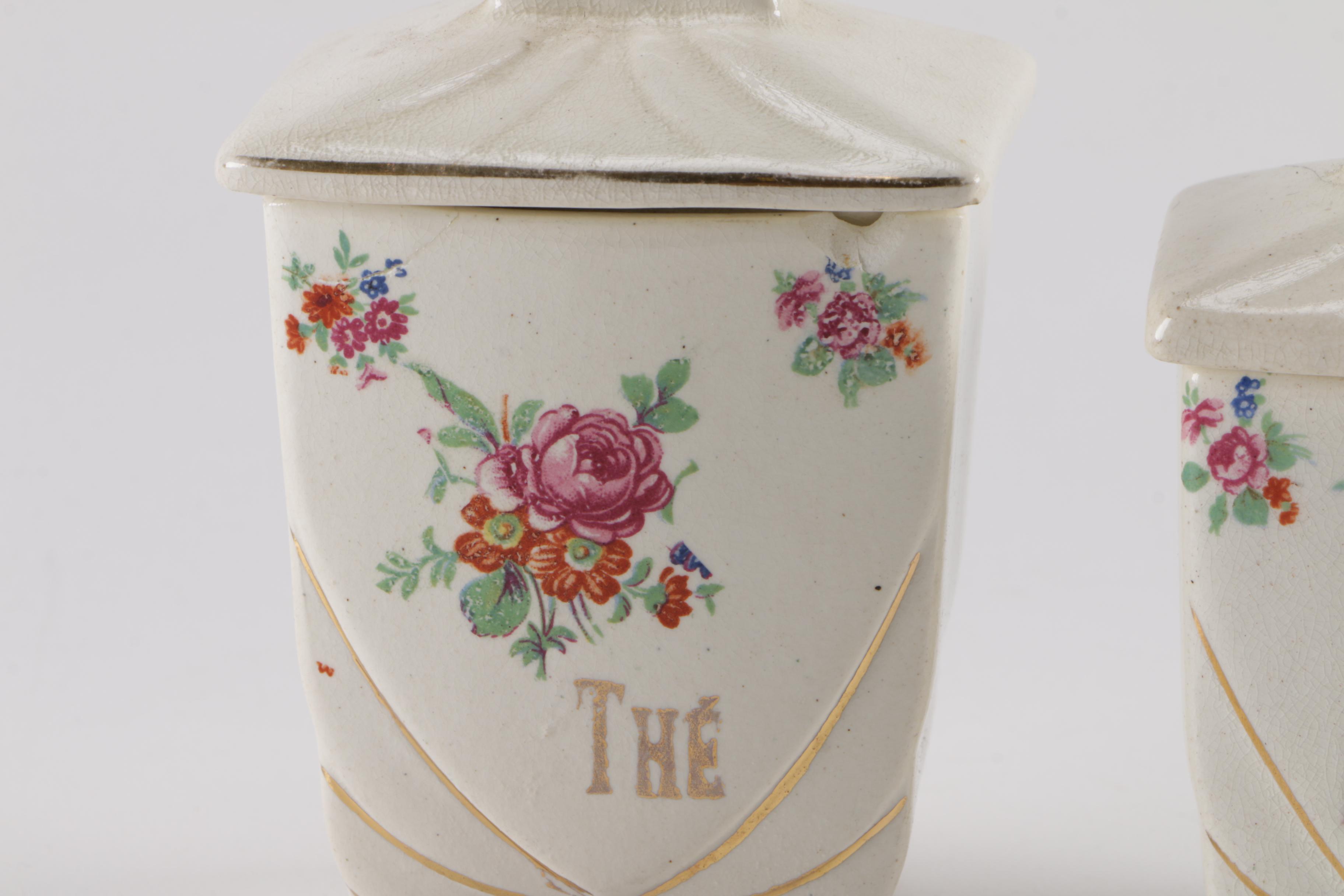 Vintage Labrut & Co Ceramic Kitchen Canister Set