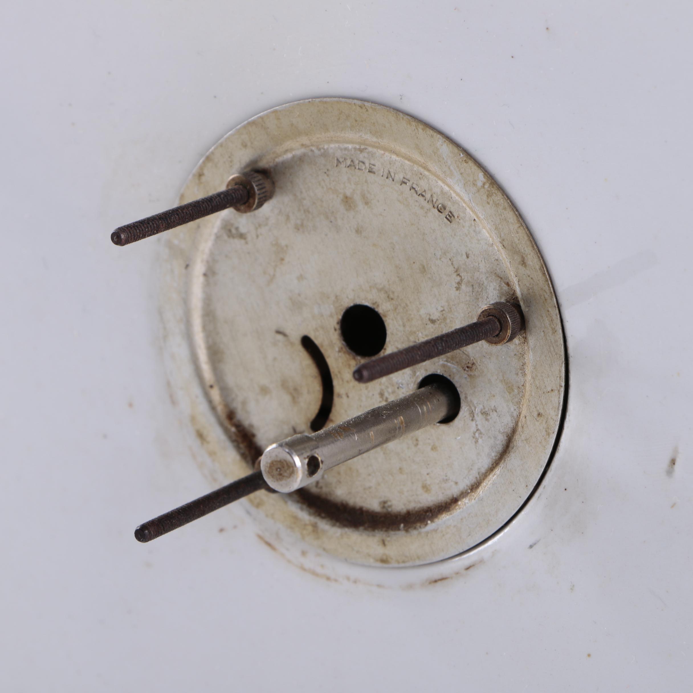 Ceranord St. Amand Mantle Clock and Vase Set.