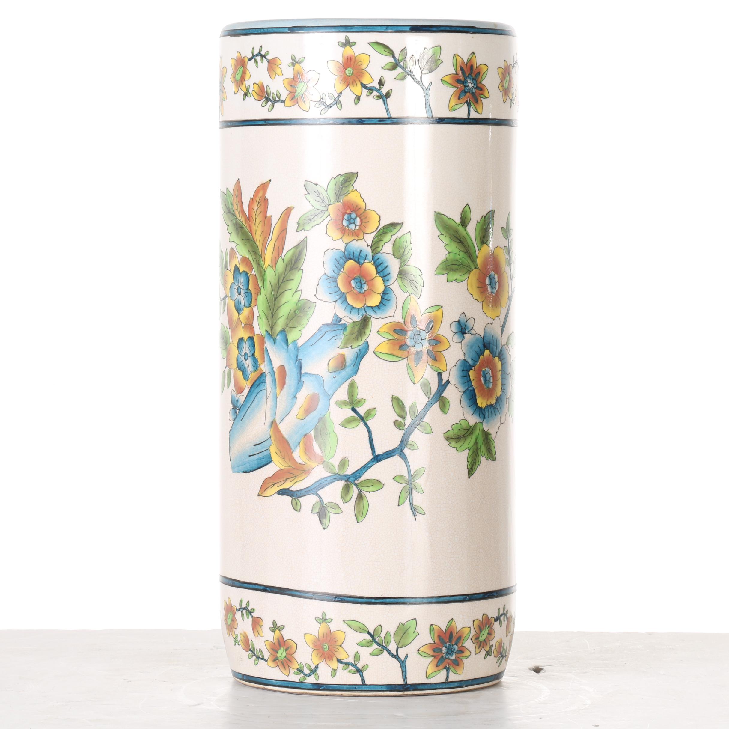Lisa Aurel Porcelain Umbrella Stand