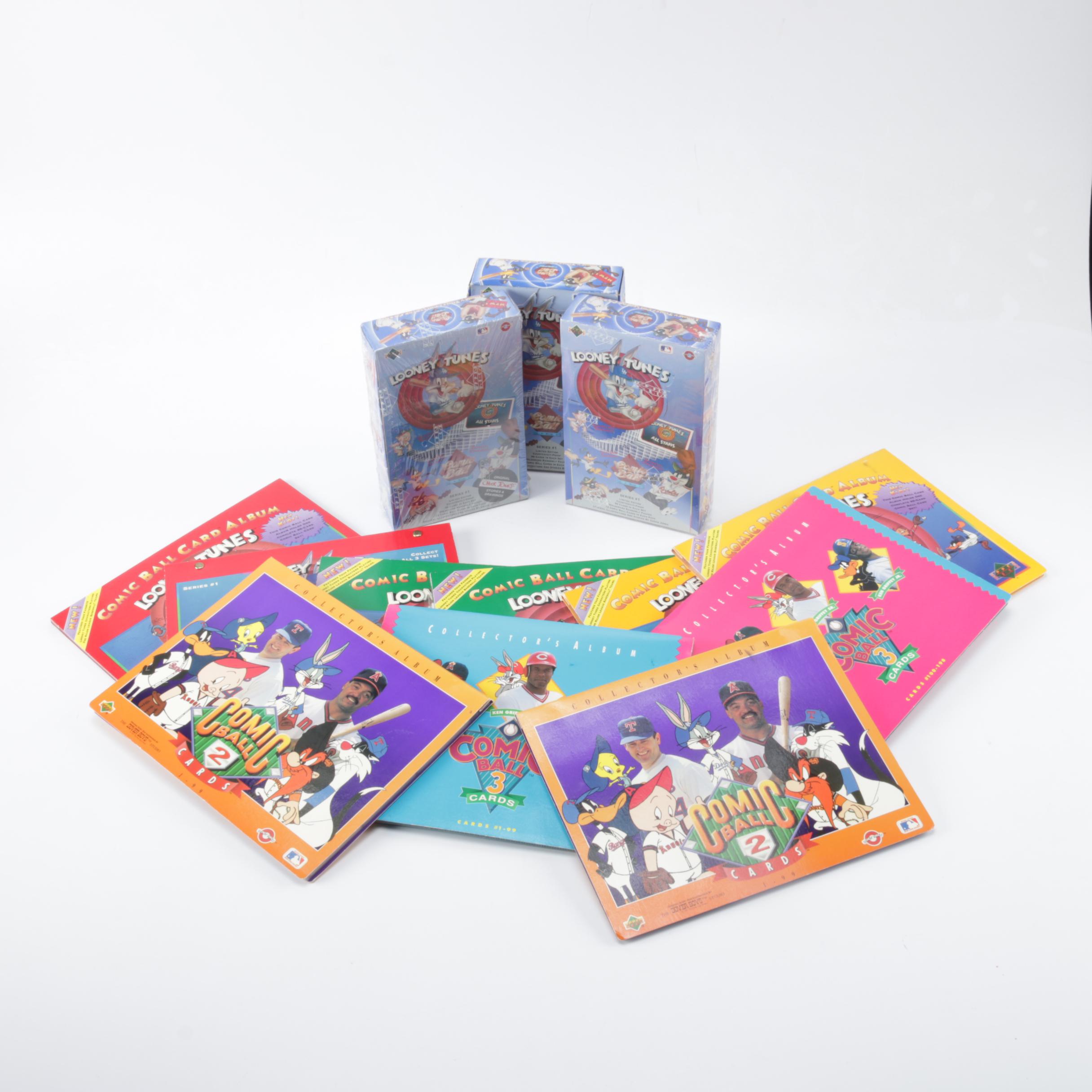Collection of MLB Looney Tunes Trading Cards