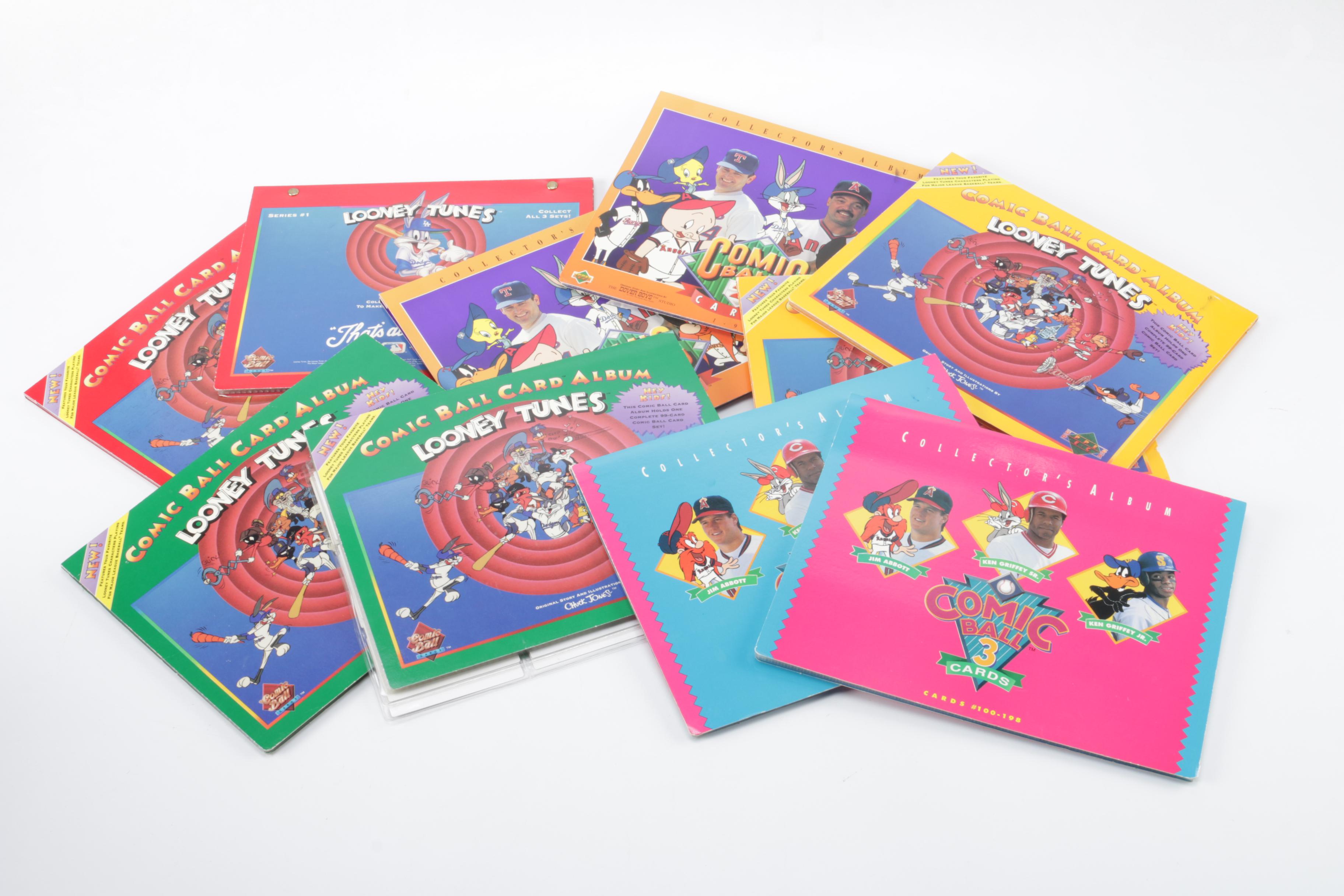 Collection of MLB Looney Tunes Trading Cards