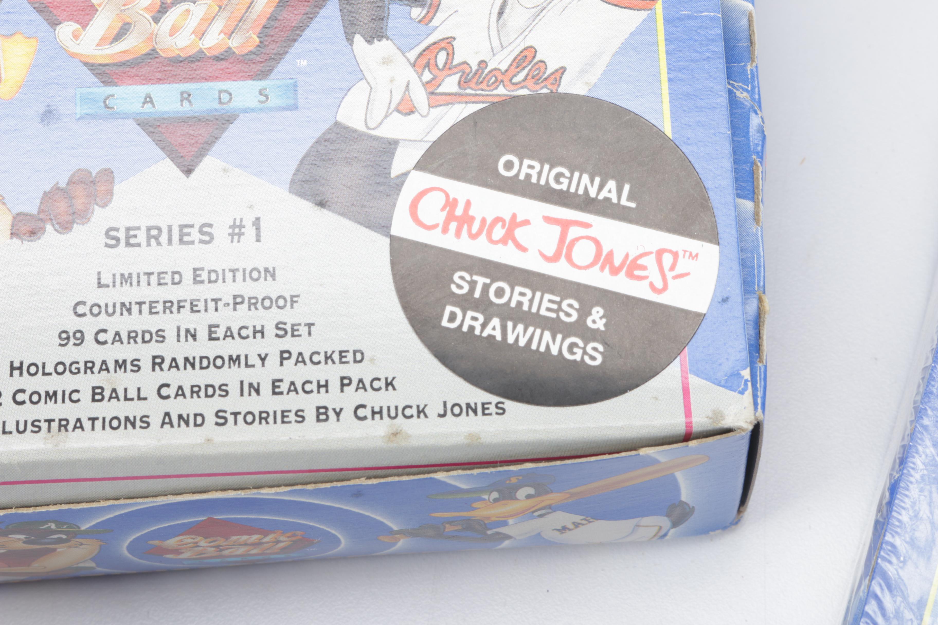 Collection of MLB Looney Tunes Trading Cards