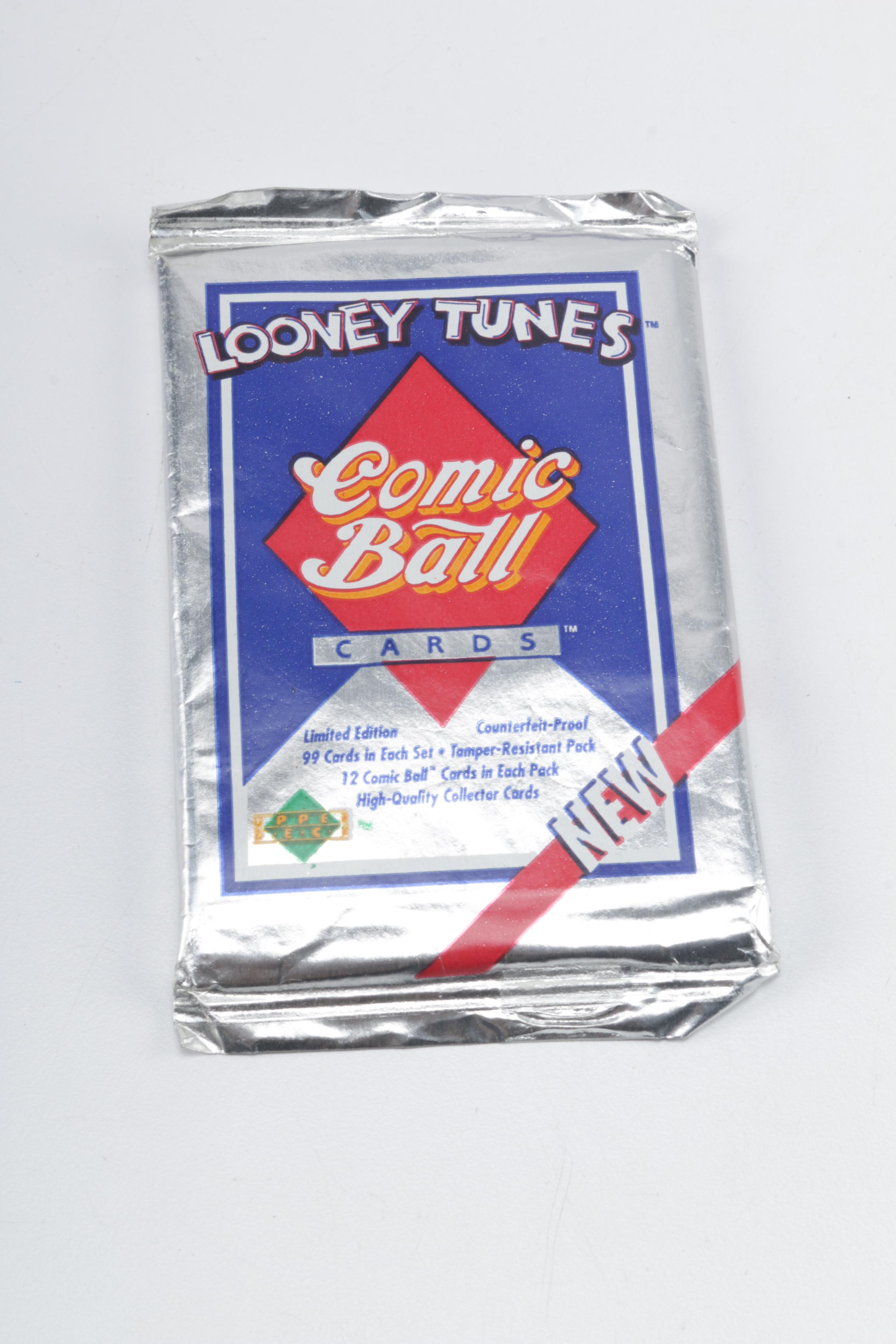 Collection of MLB Looney Tunes Trading Cards