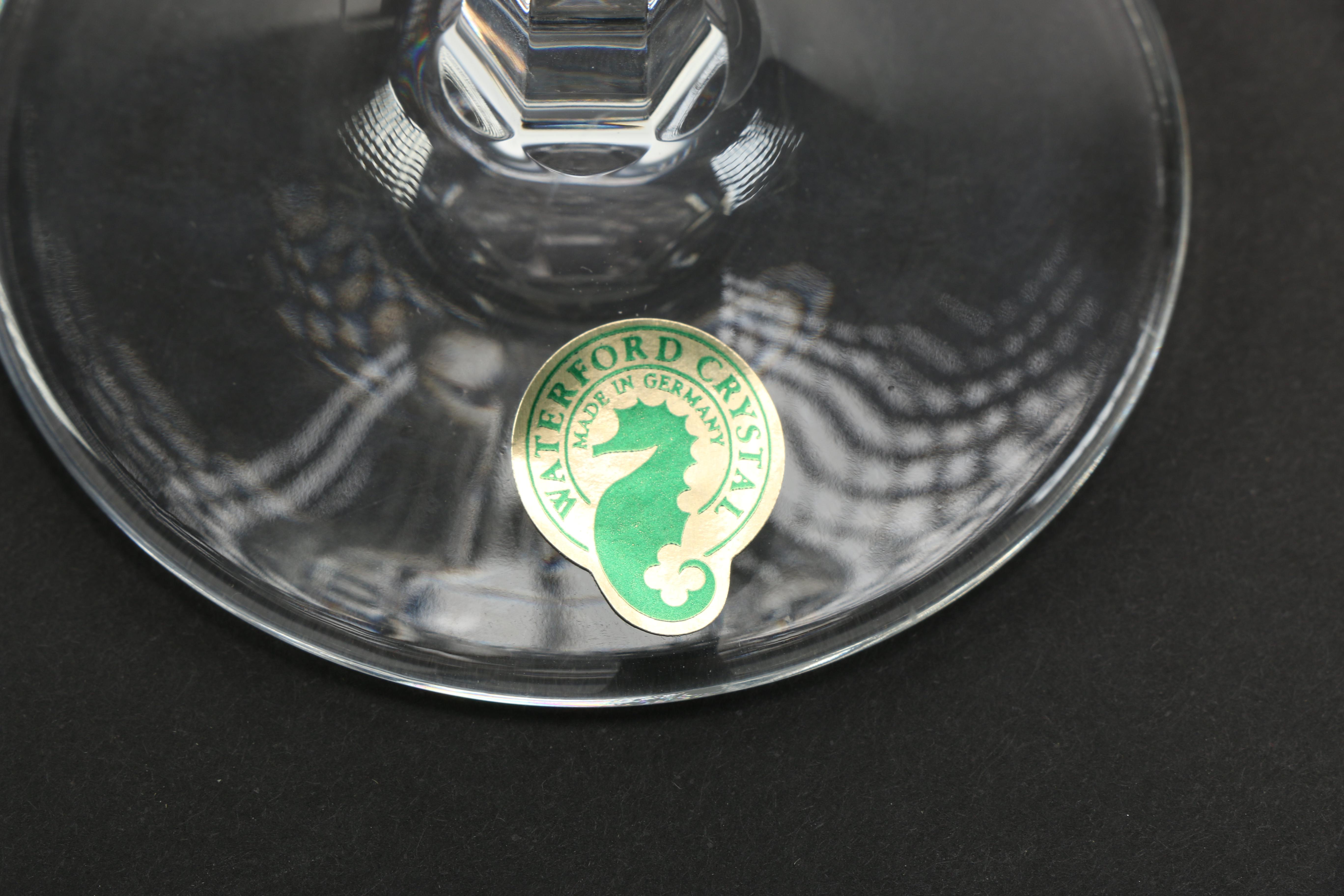 Waterford Crystal "The Millennium Collection: Peace" Goblets