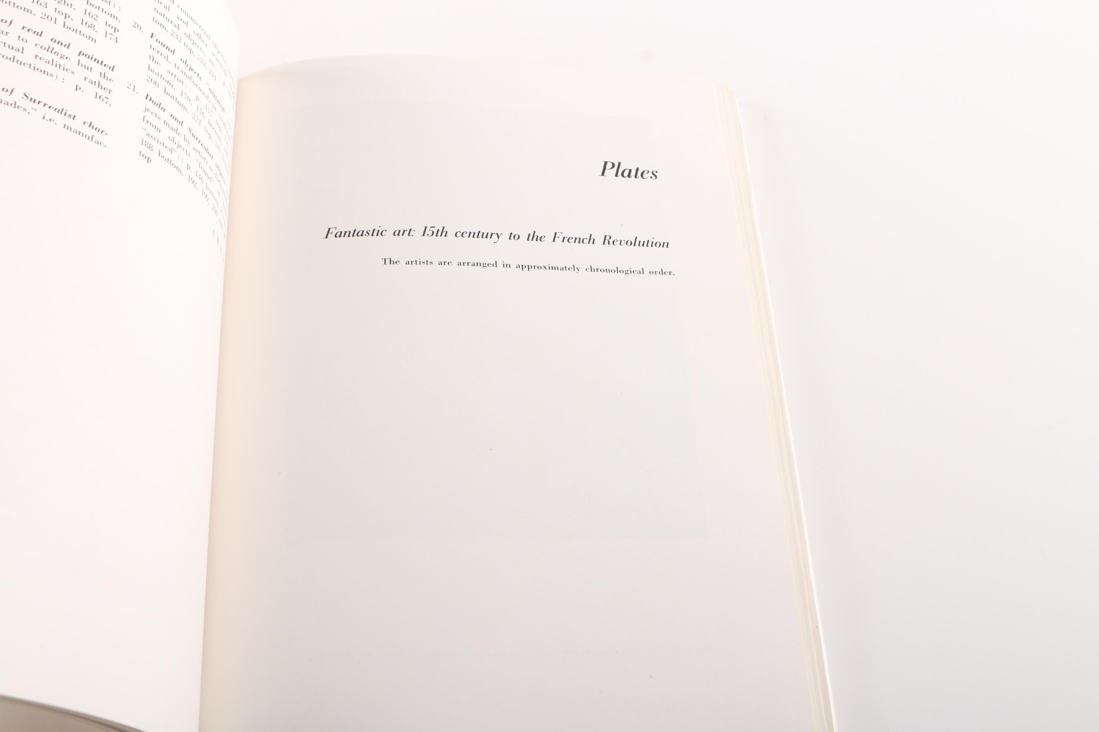 "Fantastic Art, Dada, Surrealism" and "Yves Tanguy"