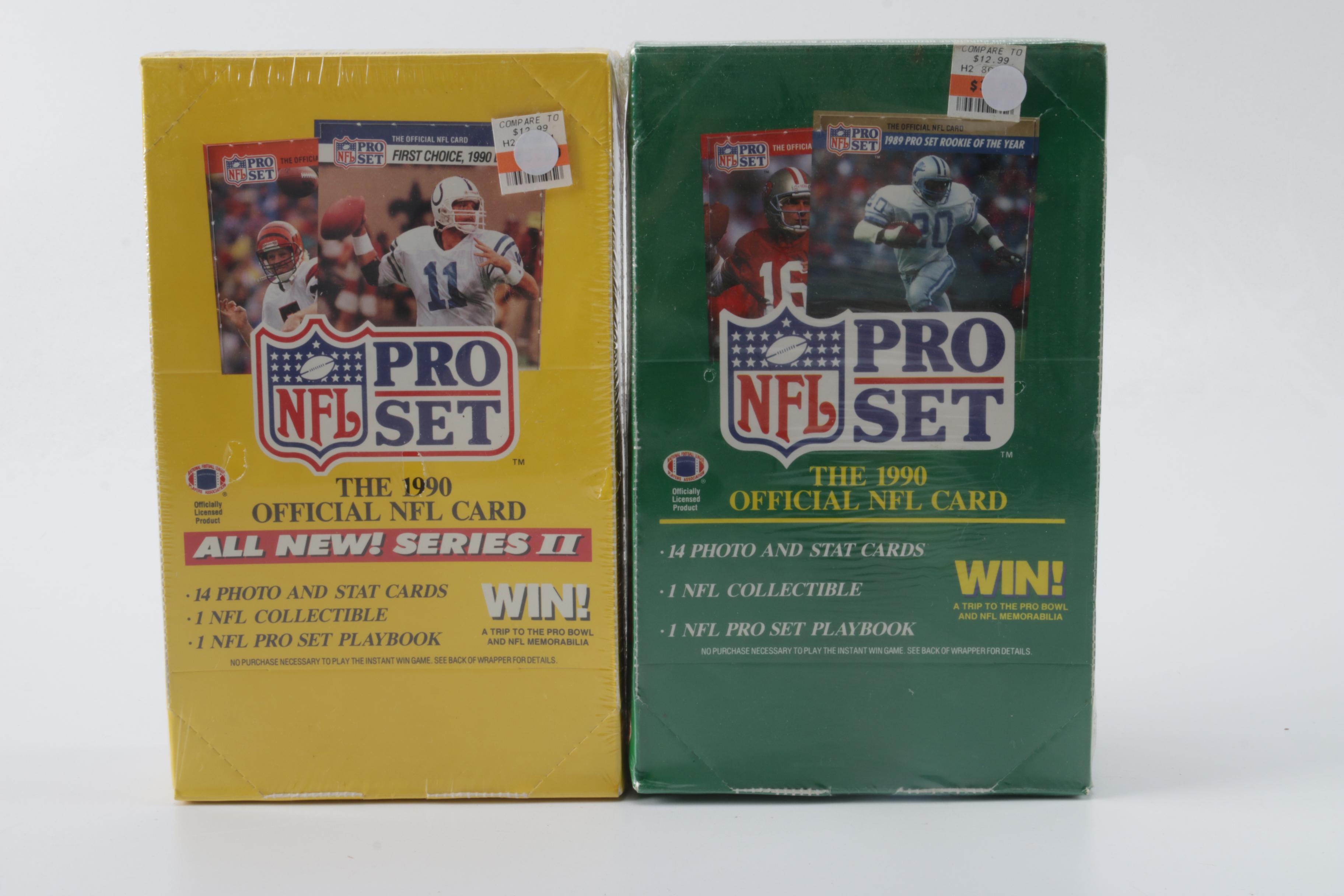 1990s NFL Pro Set Cards