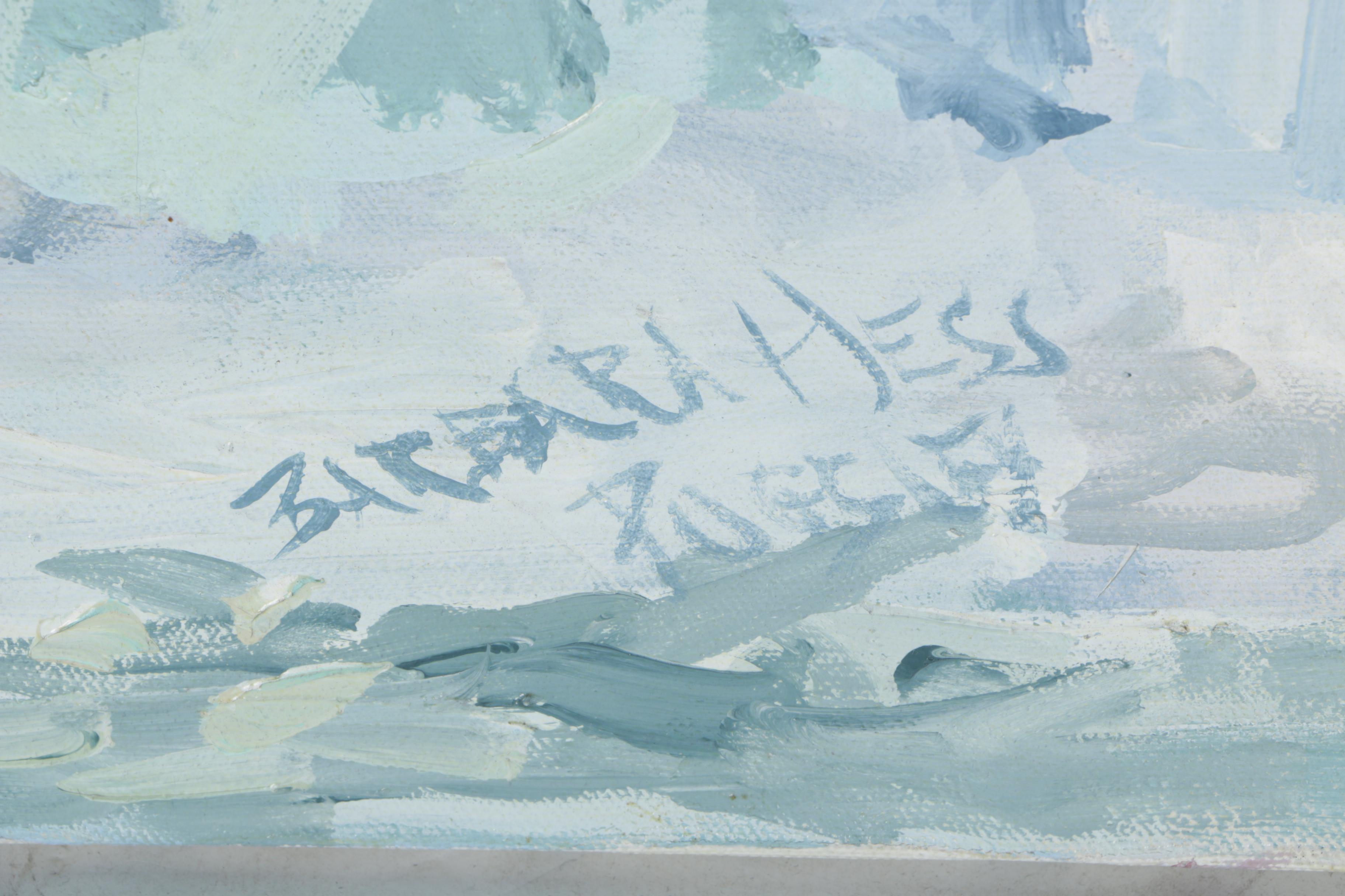 Barbara Hess Pugsley Oil Painting on Canvas "Promenade"