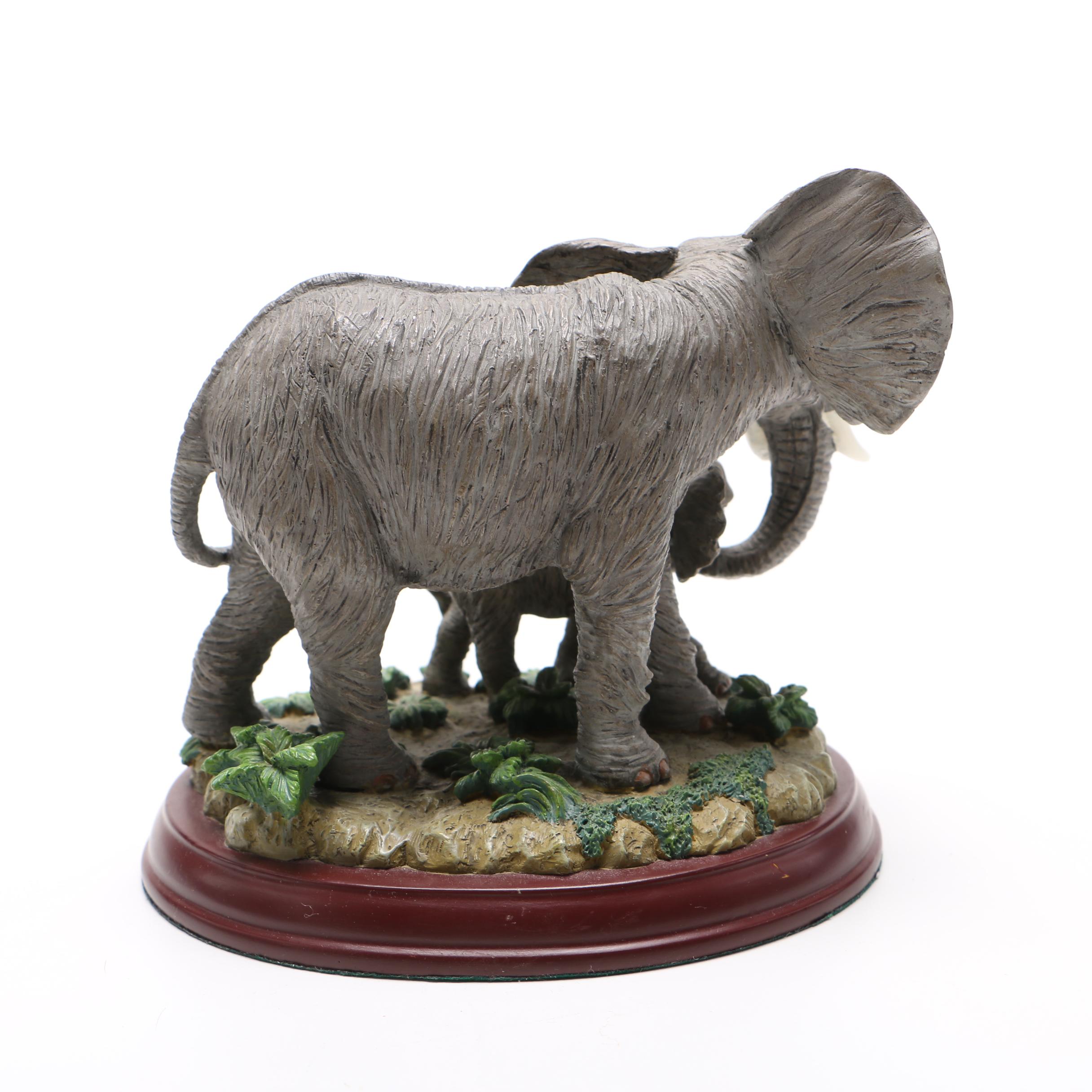 Lenox "Peaceful Embrace" Elephant Figurine