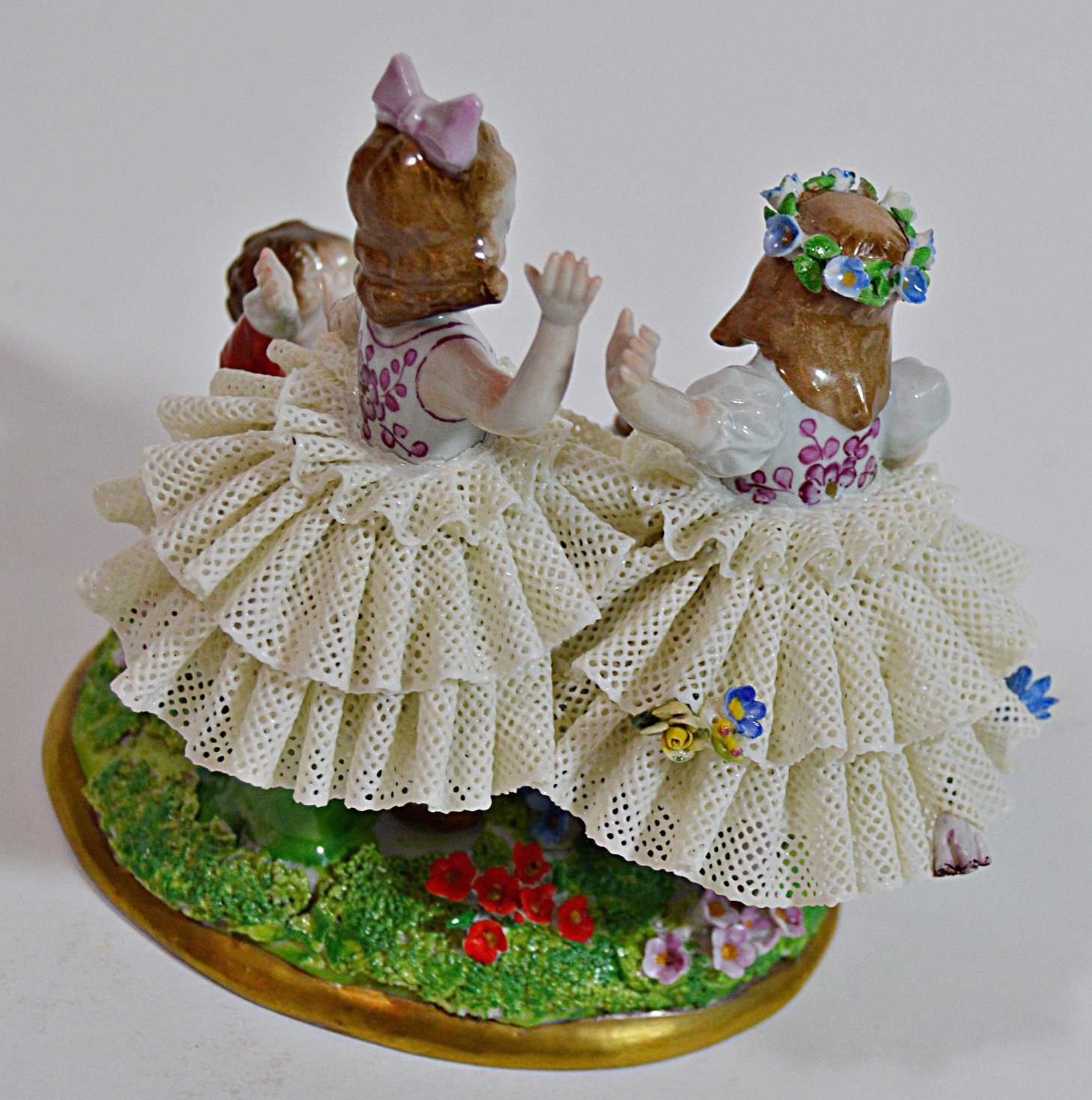 Antique Dresden Porcelain Figural Group