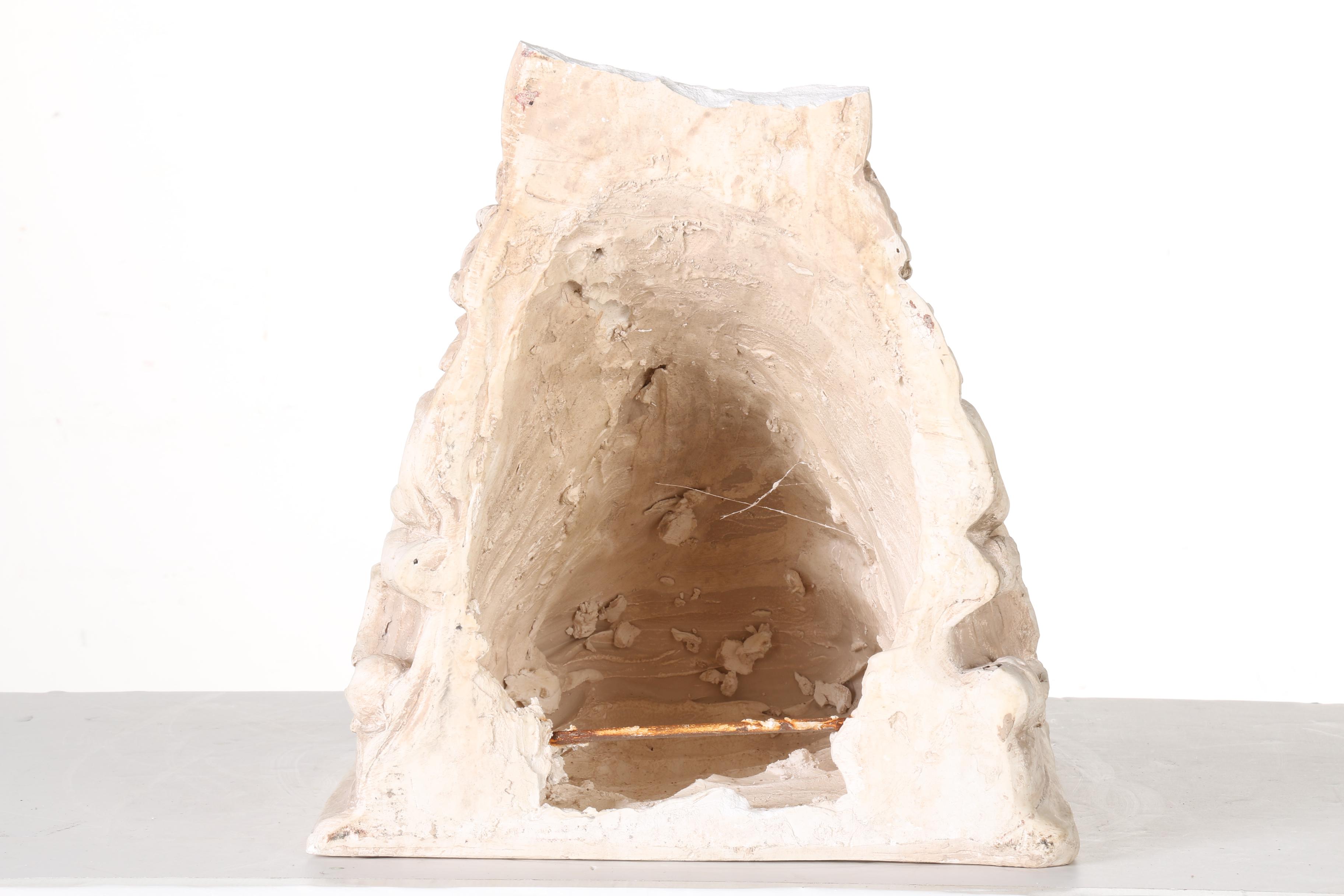 Sculptural Cast Plaster Corbel