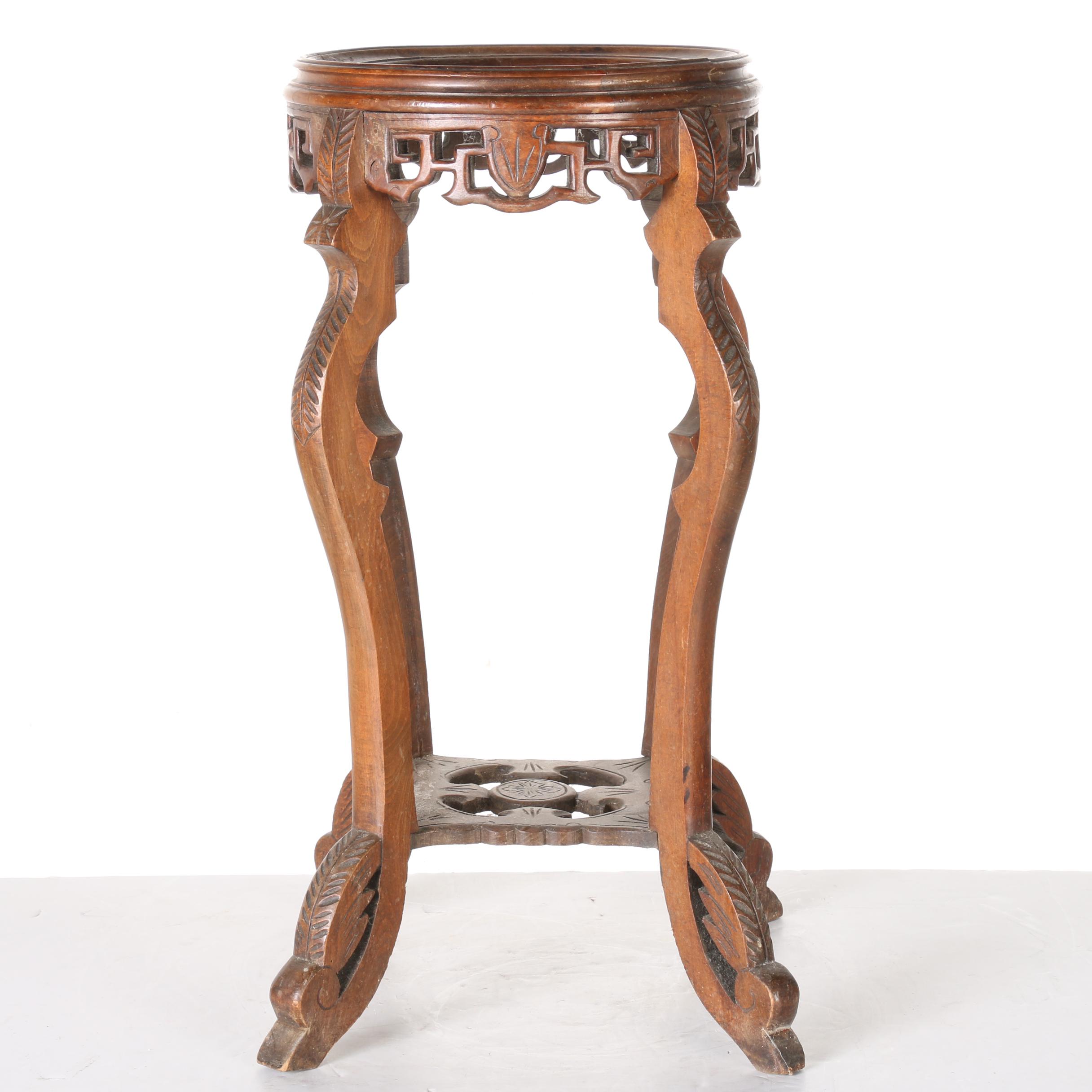 Eastlake Style Marble Top Plant Stand