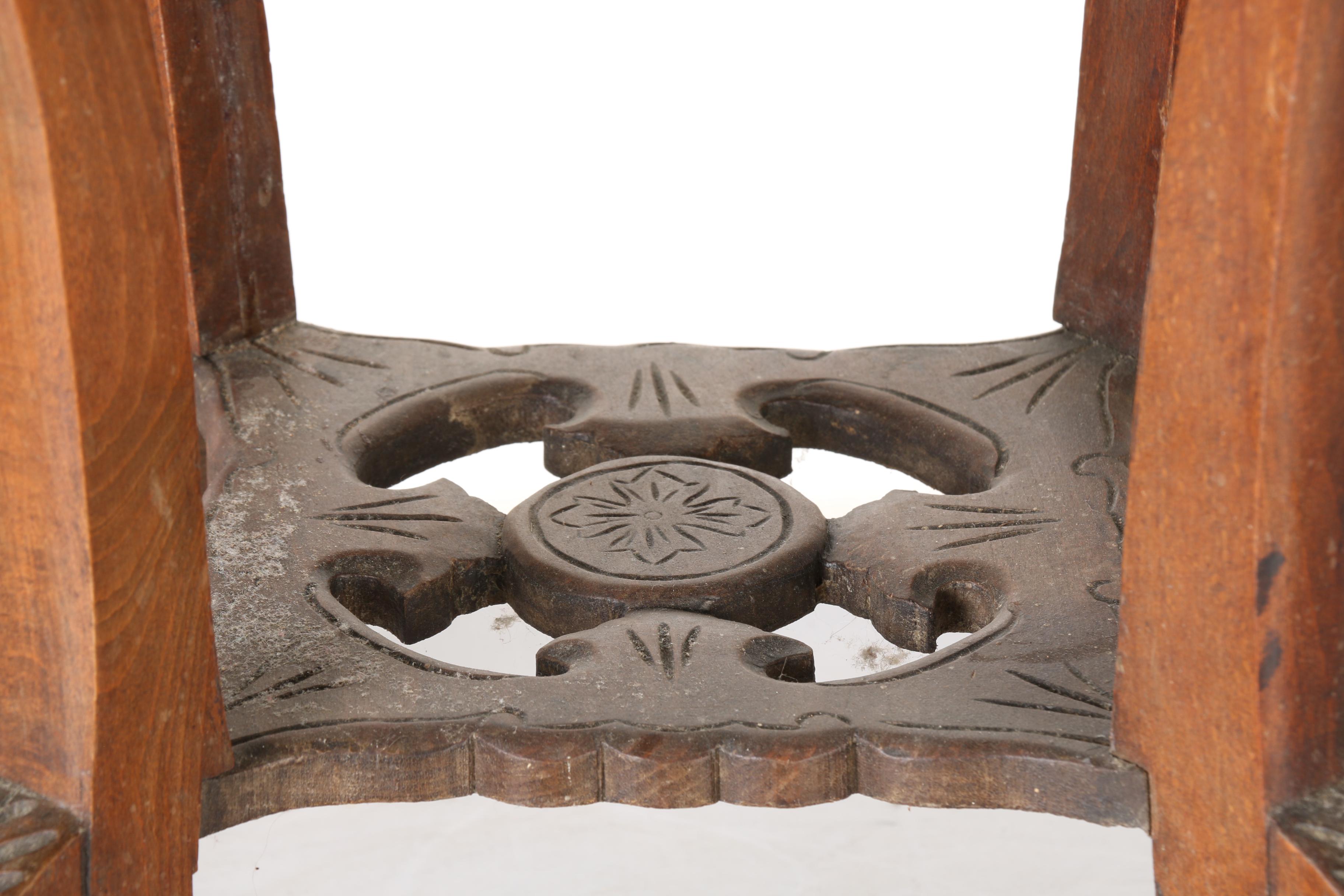 Eastlake Style Marble Top Plant Stand