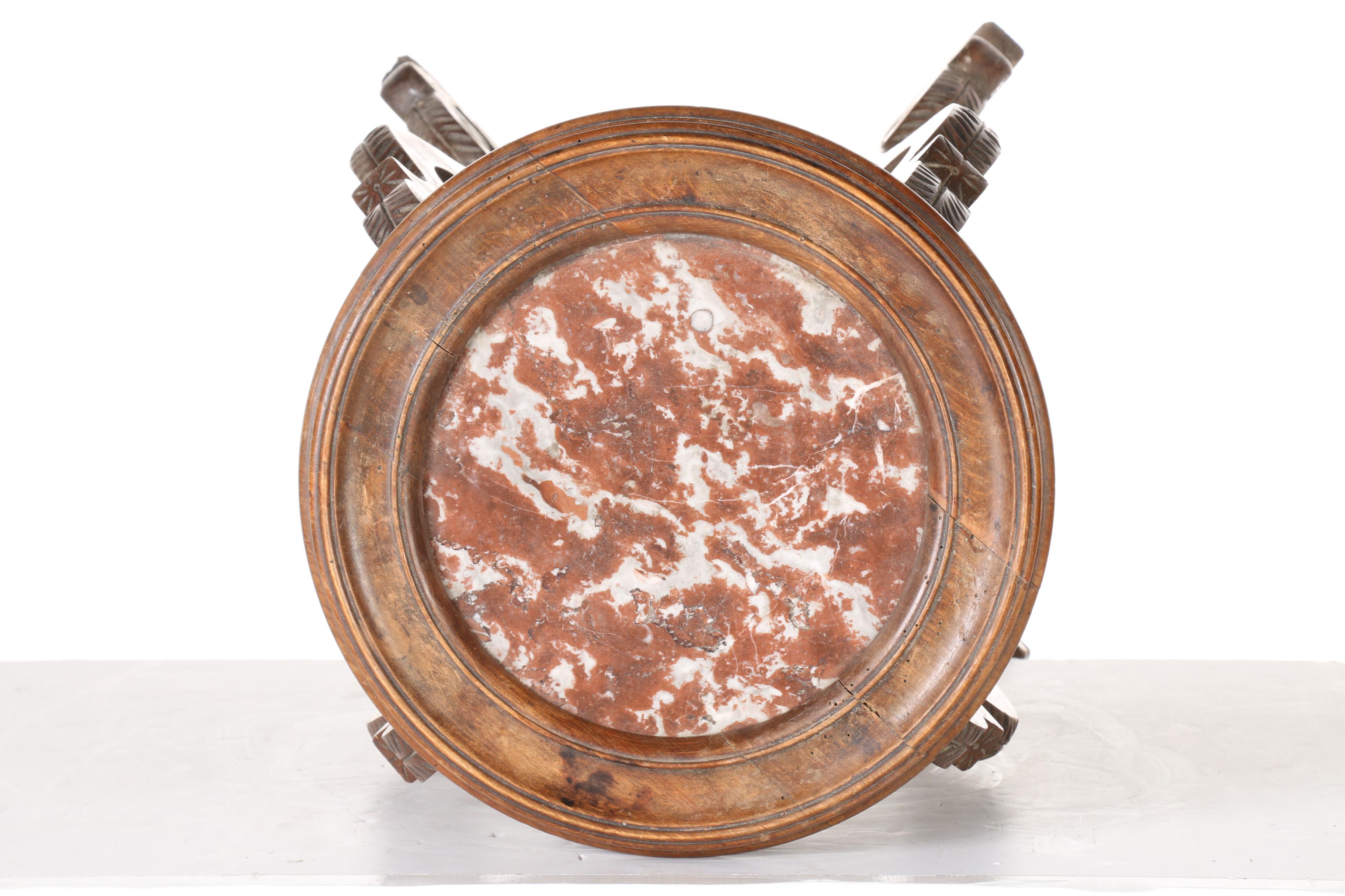 Eastlake Style Marble Top Plant Stand