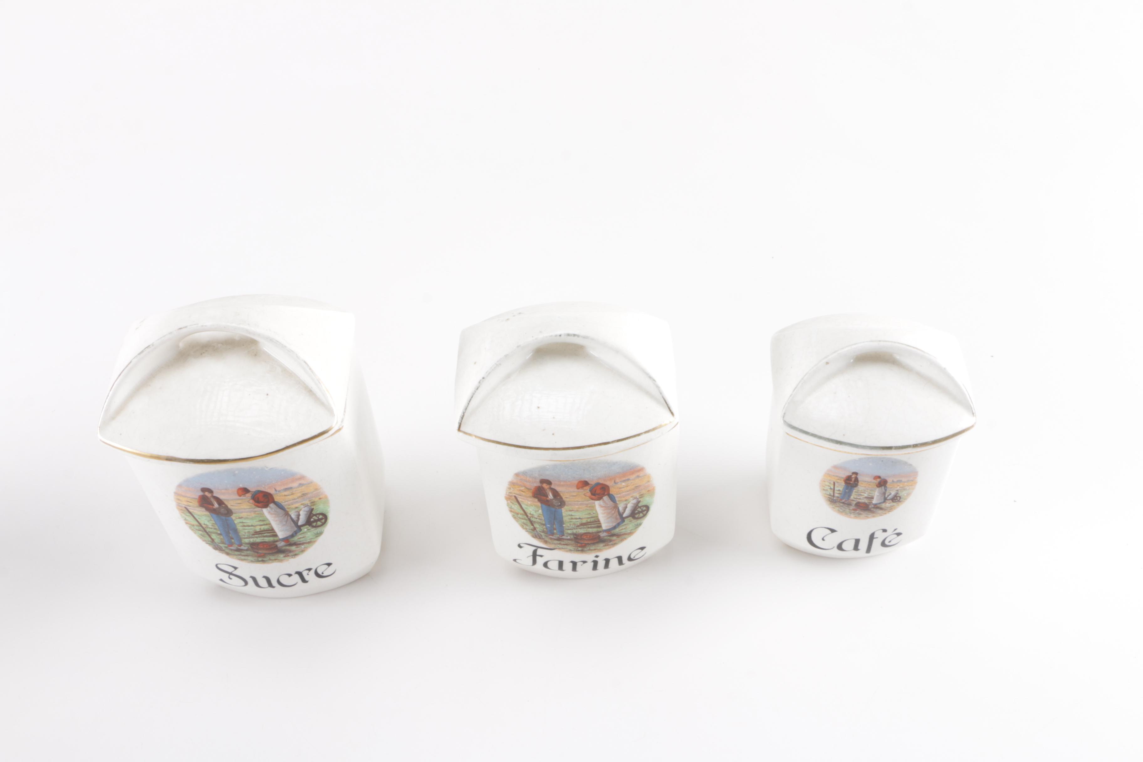 Ceramic Spice Canisters and Pitchers